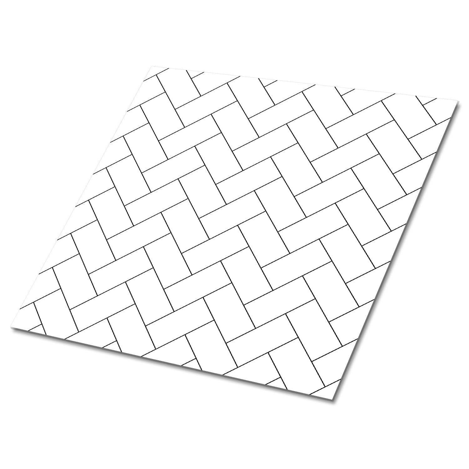 Tulup Vinylfliesen Selbstklebende Fliesen Platten 30 cm x 30 cm Wandpaneele 9 Stück PVC, Selbstklebende PVC-Fliesen