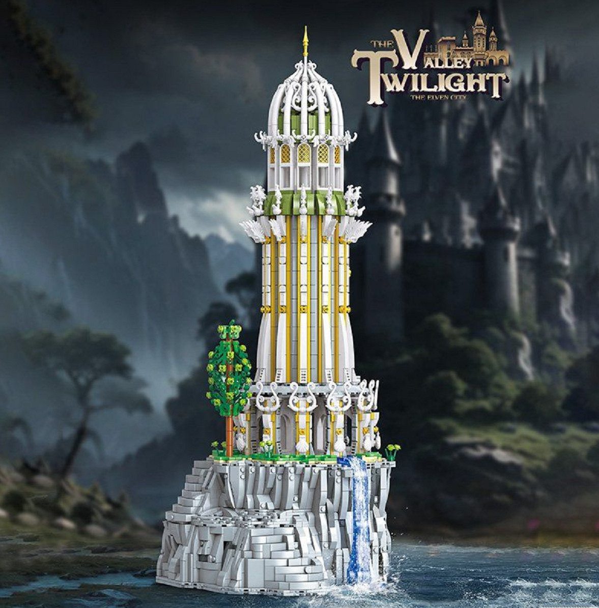 BAKA Baka 33245 Tower of Zodiac 3.726 Teile Valley of Twilight Serie Konstruktions-Spielset, (3726 St)