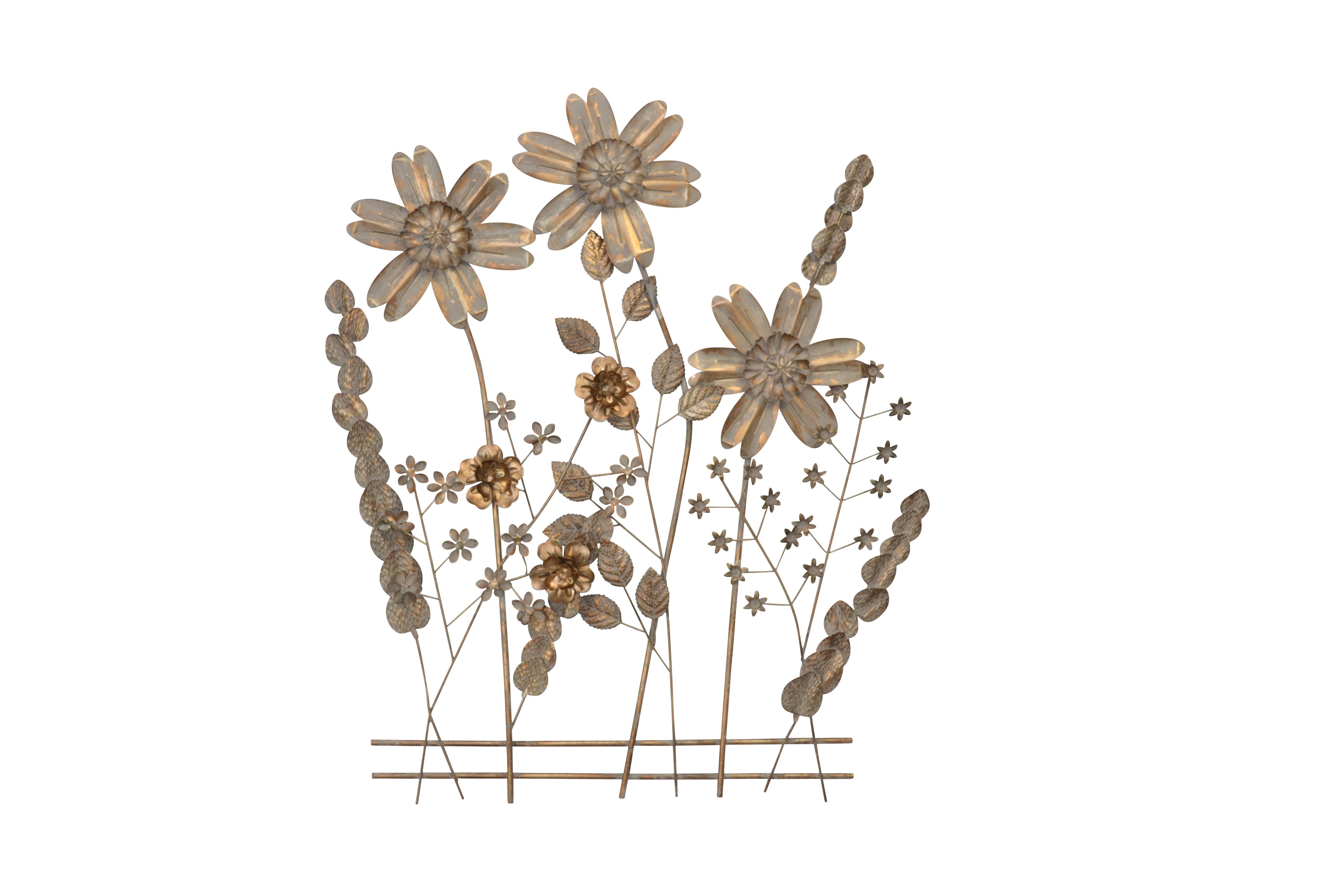 moebel-direkt-online Wanddekoobjekt Wanddekoration "Blumenwiese" aus Metall – Bild 2 von 2