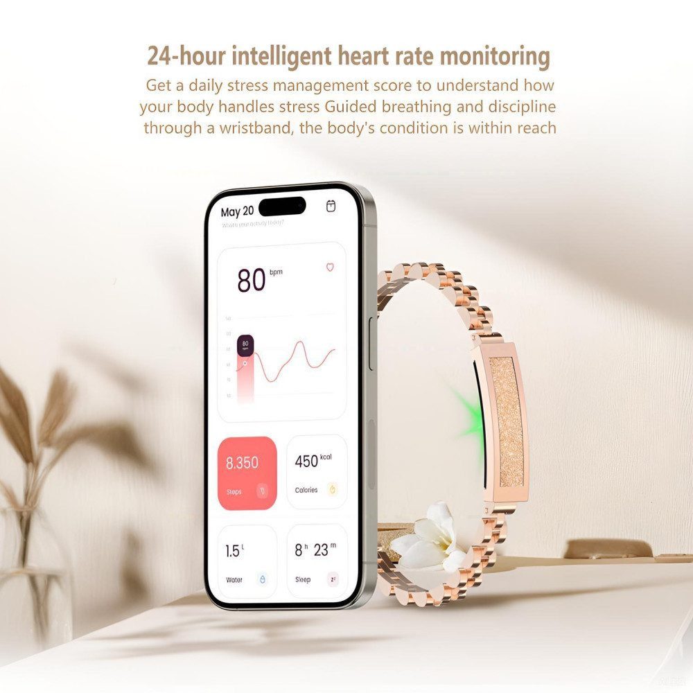 ibettertec Armband Smartarmband Armband Damen Intelligentes Smartarmband (P günstig online kaufen