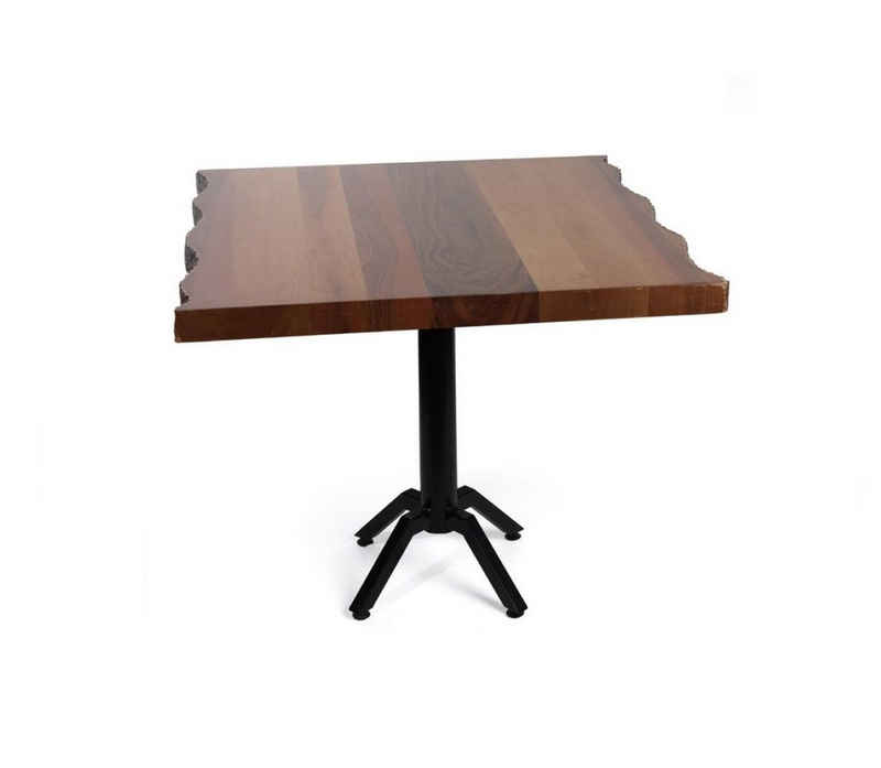 JVmoebel Stehtisch, Bartisch Bistro Tisch Quadratisch Stehtisch Tresen Echtes Holz Möbel