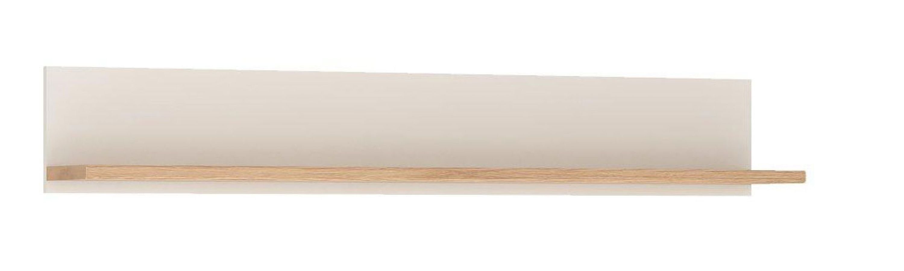 Feldmann-Wohnen Wandregal »AMAZON«, 110cm weiß matt / sanremo eiche mit 1  Ablage online kaufen | OTTO