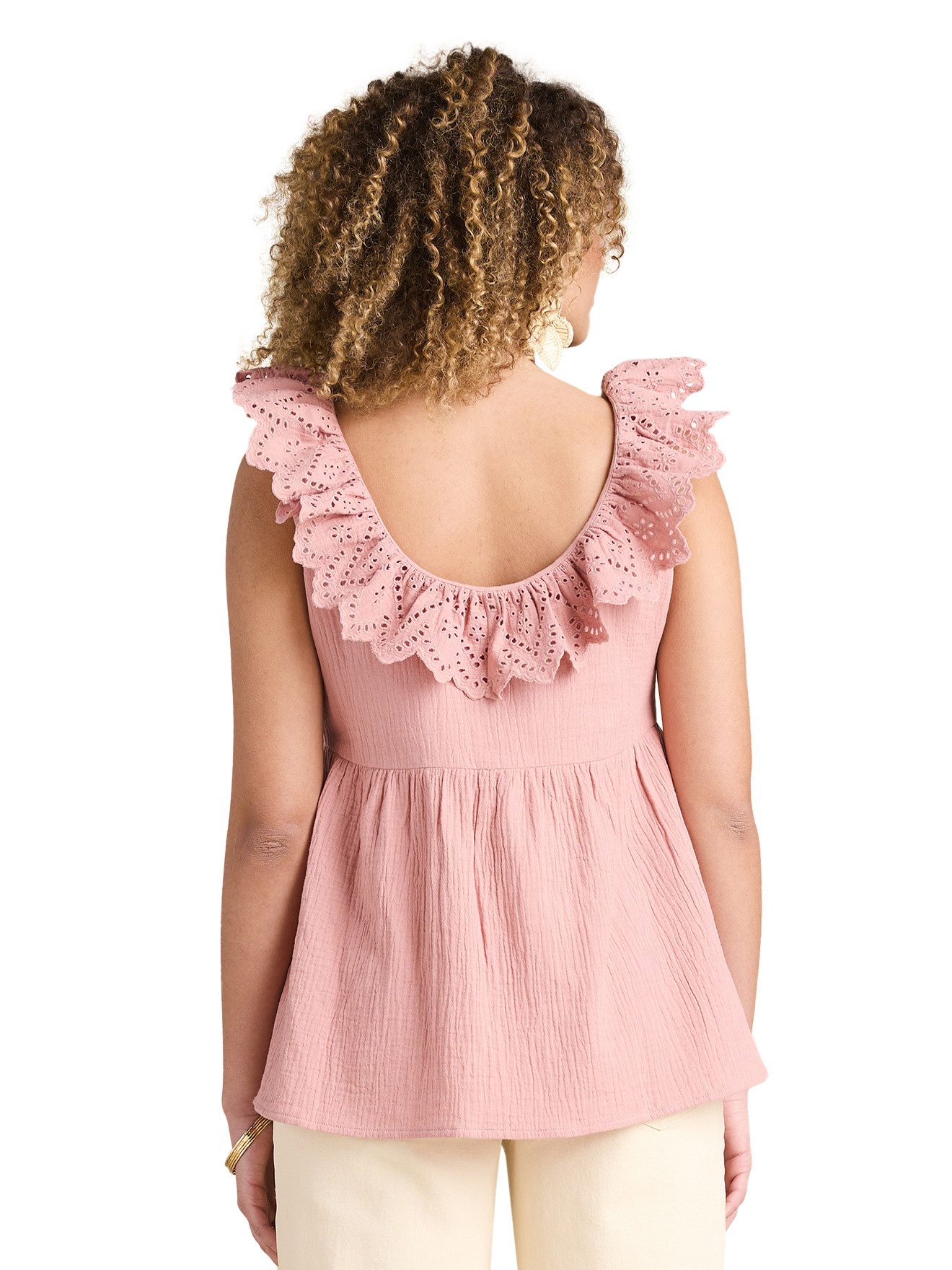 Envie de Fraise Umstandsbluse Lochstickerei