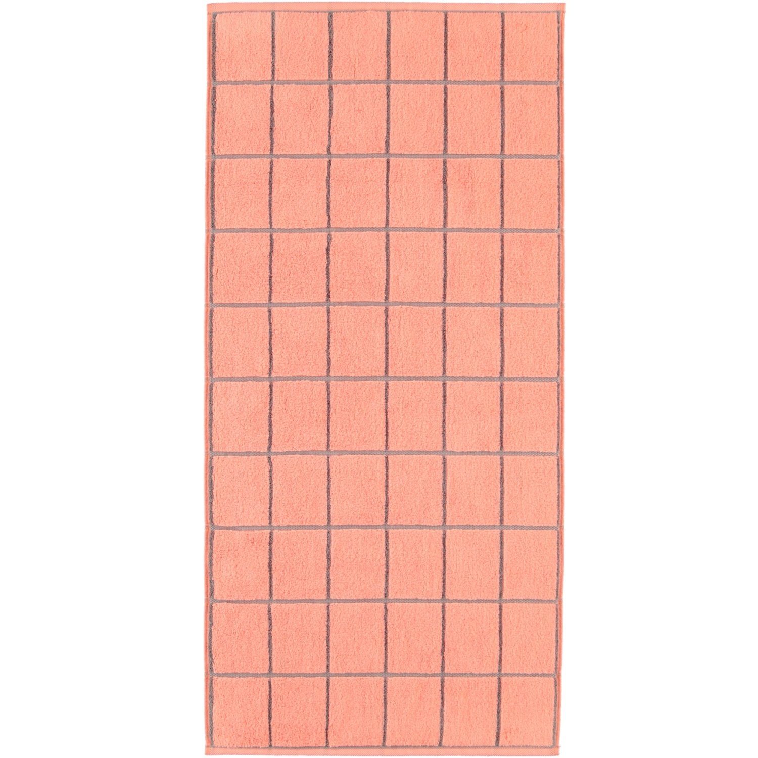 ROSS Handtücher Überkaro 9032, 100% Baumwolle peach pink