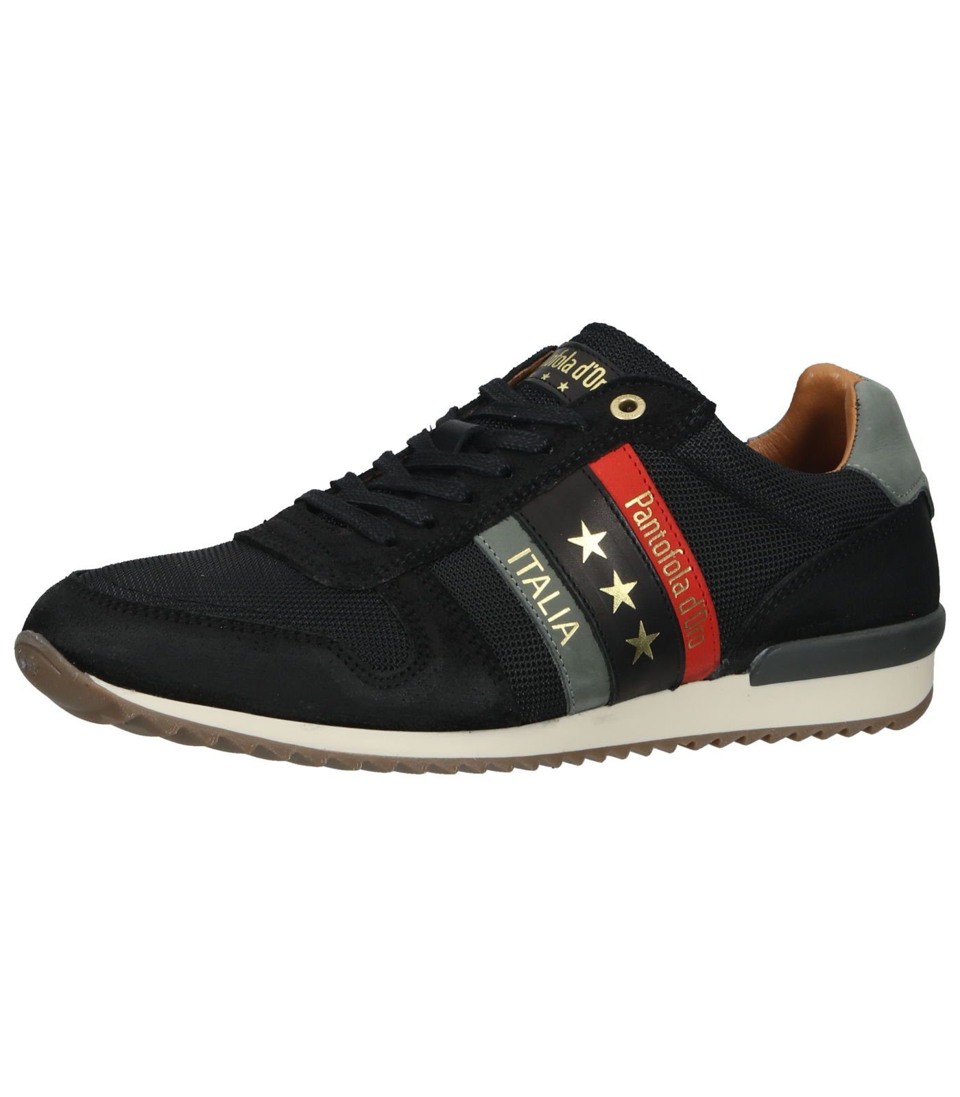 Pantofola d´Oro Leder/Nylon Schwarz Sneaker Sneaker