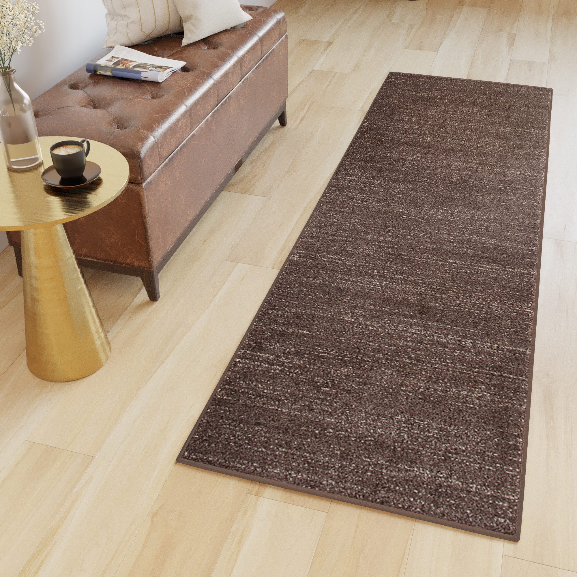 Läufer SARI, Tapiso, rechteckig, Höhe: 12 mm, Flur Kurzflor Modern Meliert Design Wohnzimmer Schlafzimmer Küche