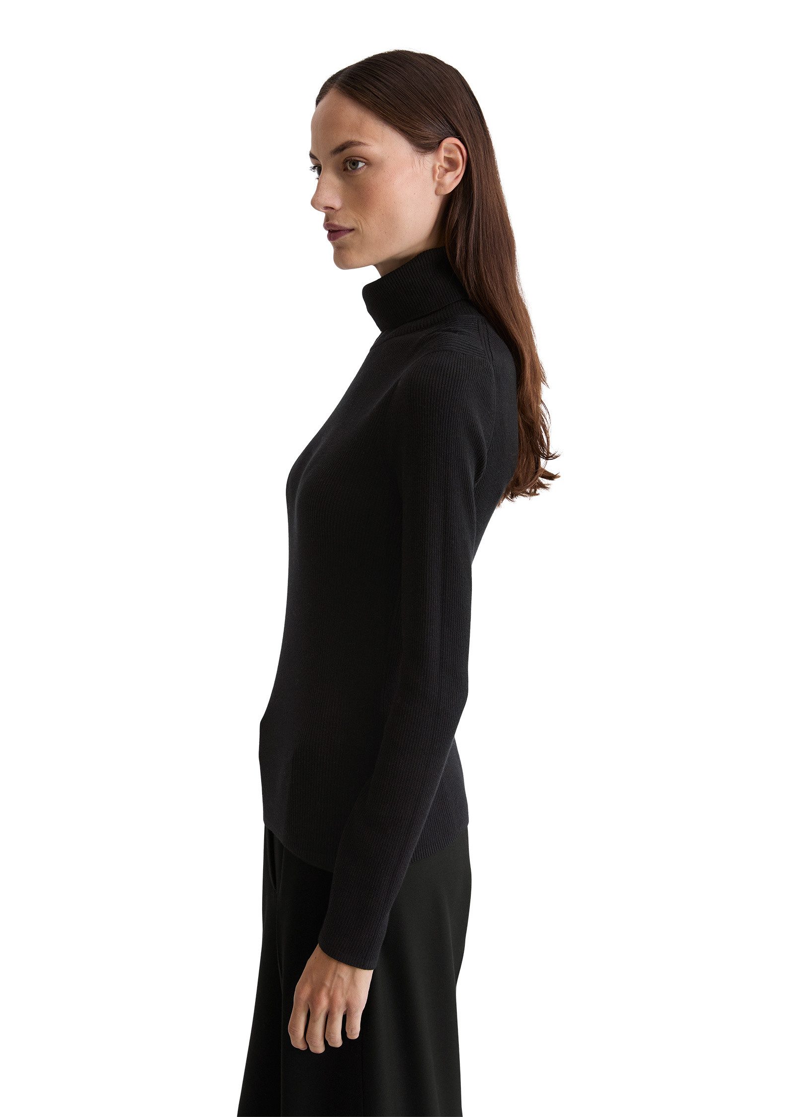 Marc O'Polo Stehkragenpullover aus Organic Cotton günstig online kaufen