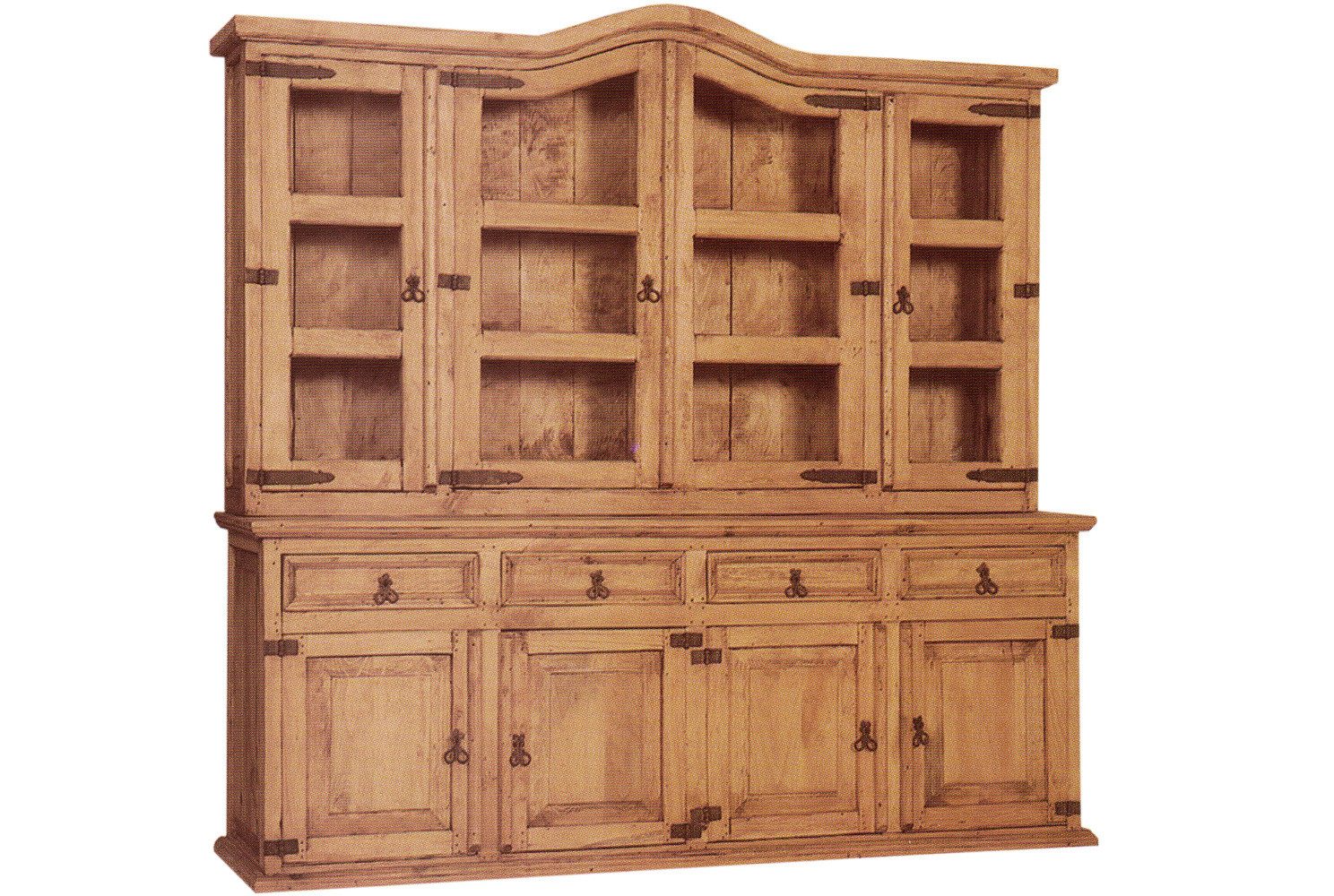 1a Direktimport Küchenbuffet Original Mexico Möbel Anrichte Buffetschrank - Pinie Massivholz - Land