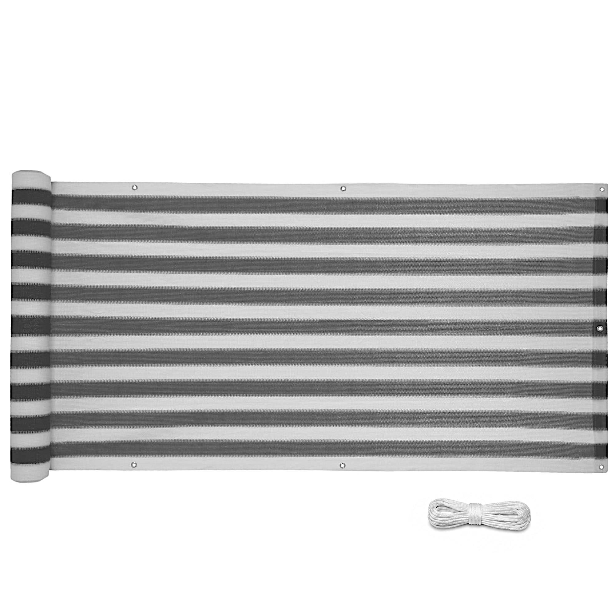 ESTEXO Sichtschutzzaunmatten Balkon Sichtschutz Bespannung 75 x 600 cm Terrasse Sonnen Wind Schut
