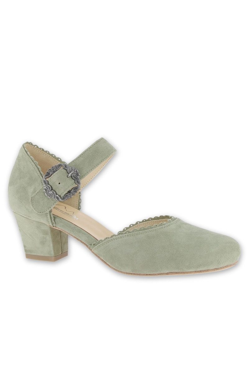 Hirschkogel Trachtenpumps - MELANA - salbei Pumps
