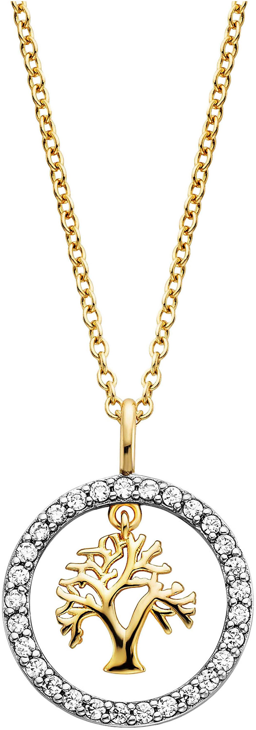 Engelsrufer Kette mit Anhänger Lebensbaum, Made in Germany - mit Zirkonia ( günstig online kaufen