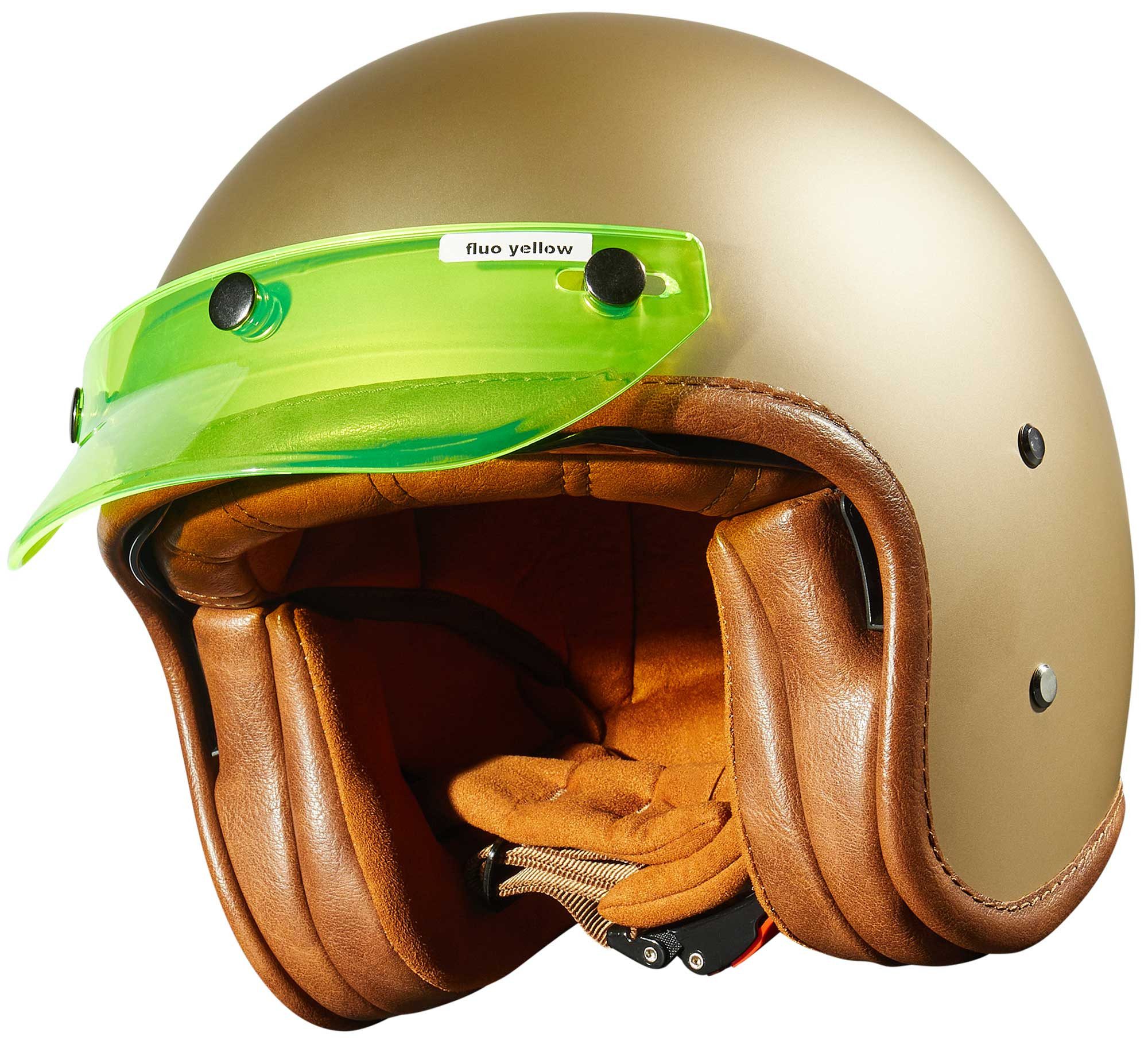 PEROZ Motorradhelm Jethelm Schirm / Universal Helm Schirm