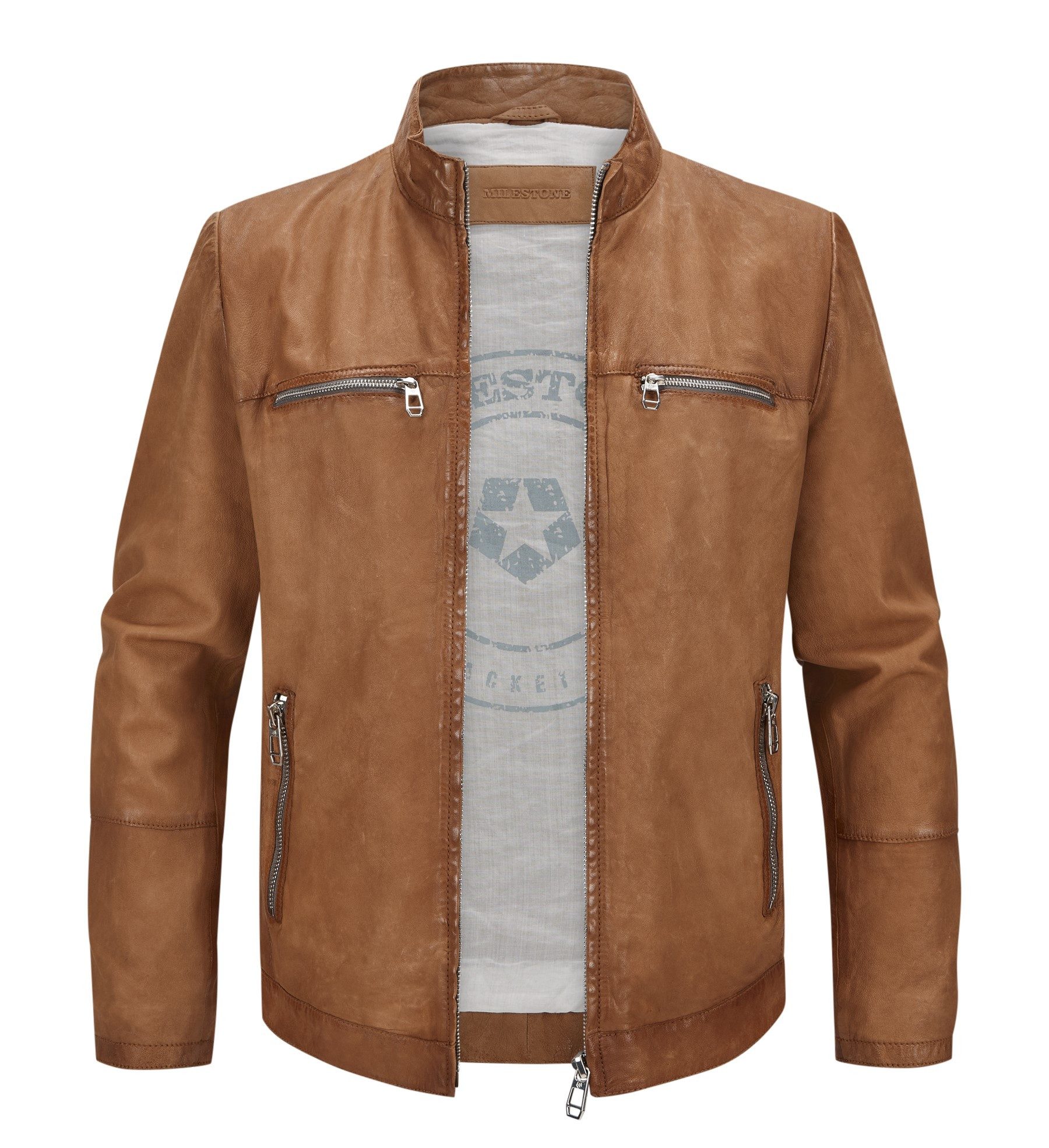Milestone Lederjacke MSBurling aus feiner Nubuk günstig online kaufen