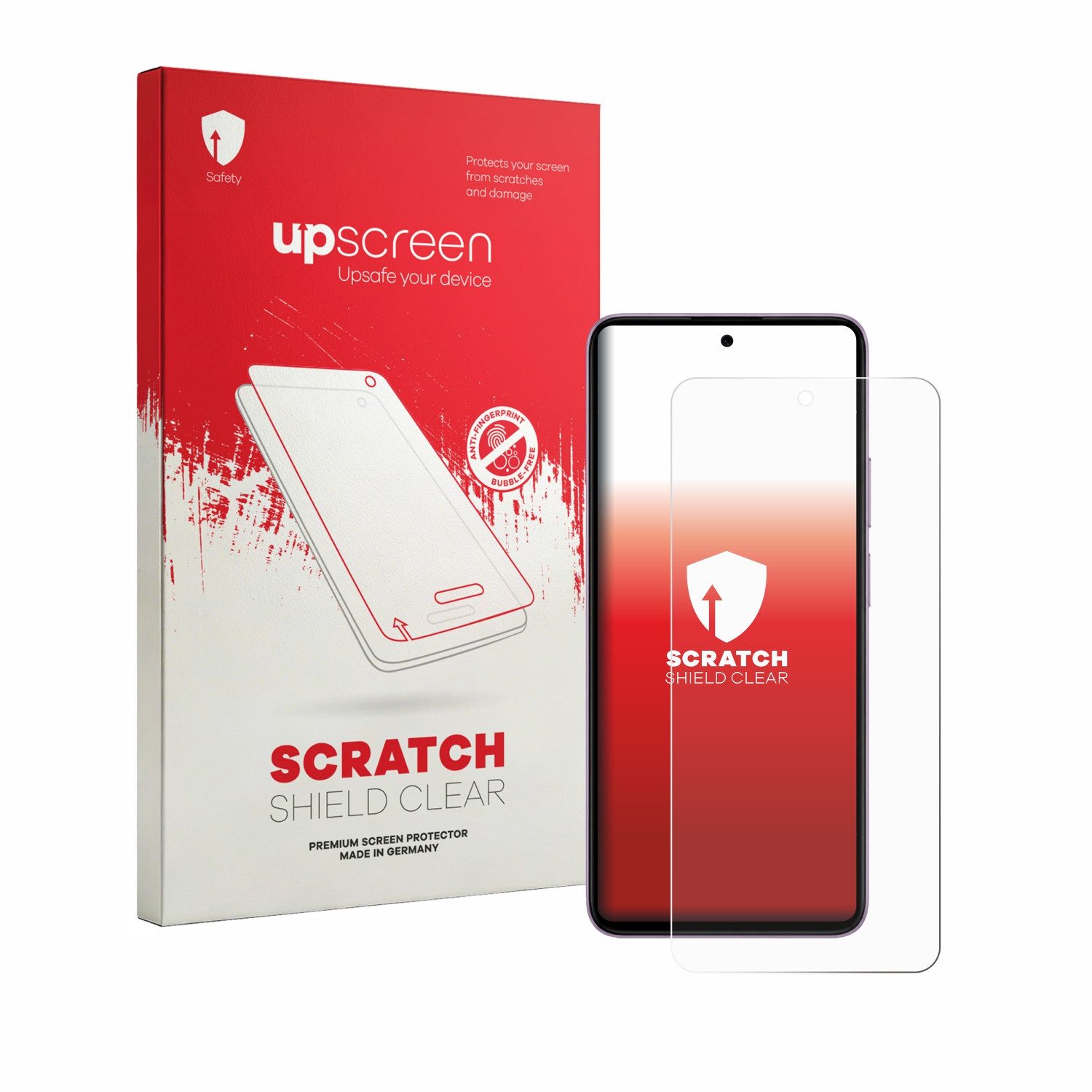upscreen Displayschutzfolie Schutzfolie für HMD Crest 2, Displayschutz Schutz Folie Klar Transparent