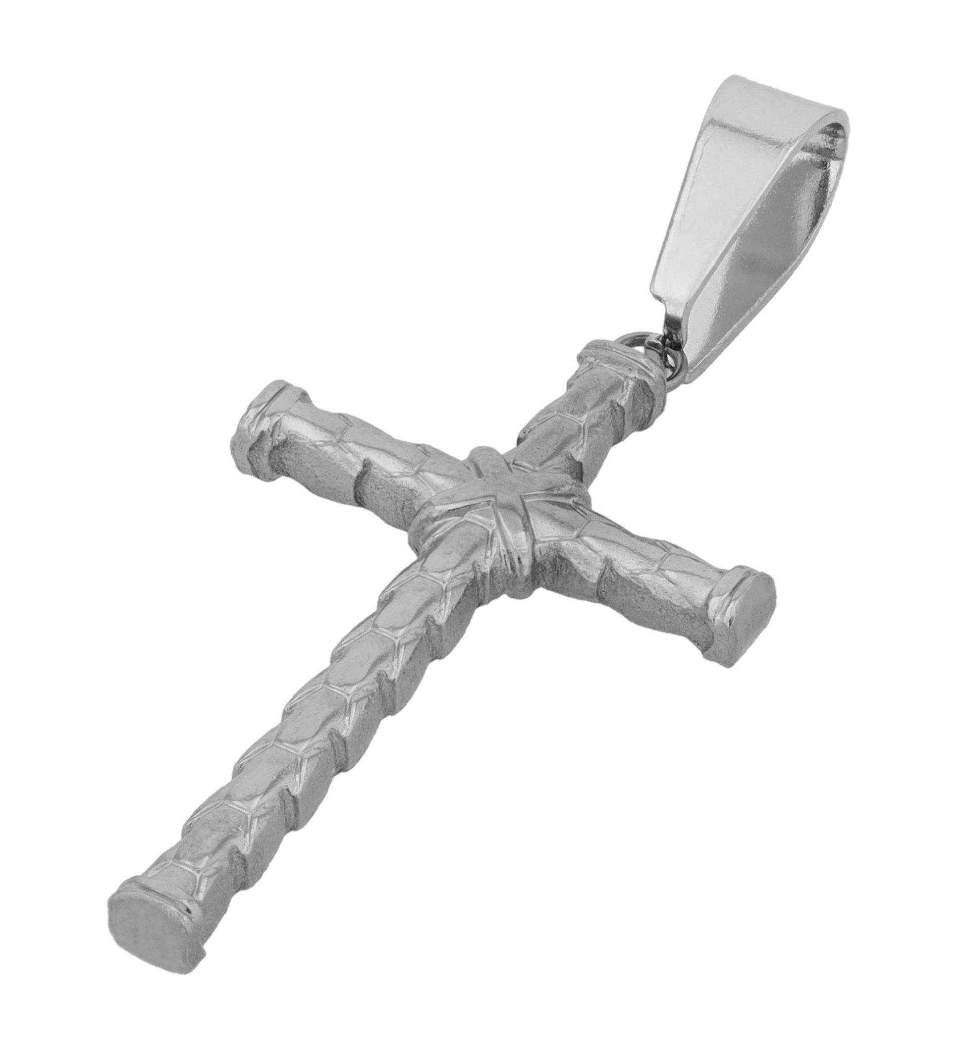 Kettenanhänger Anhänger – Kreuz Kreuzanhänger aus Edelstahl