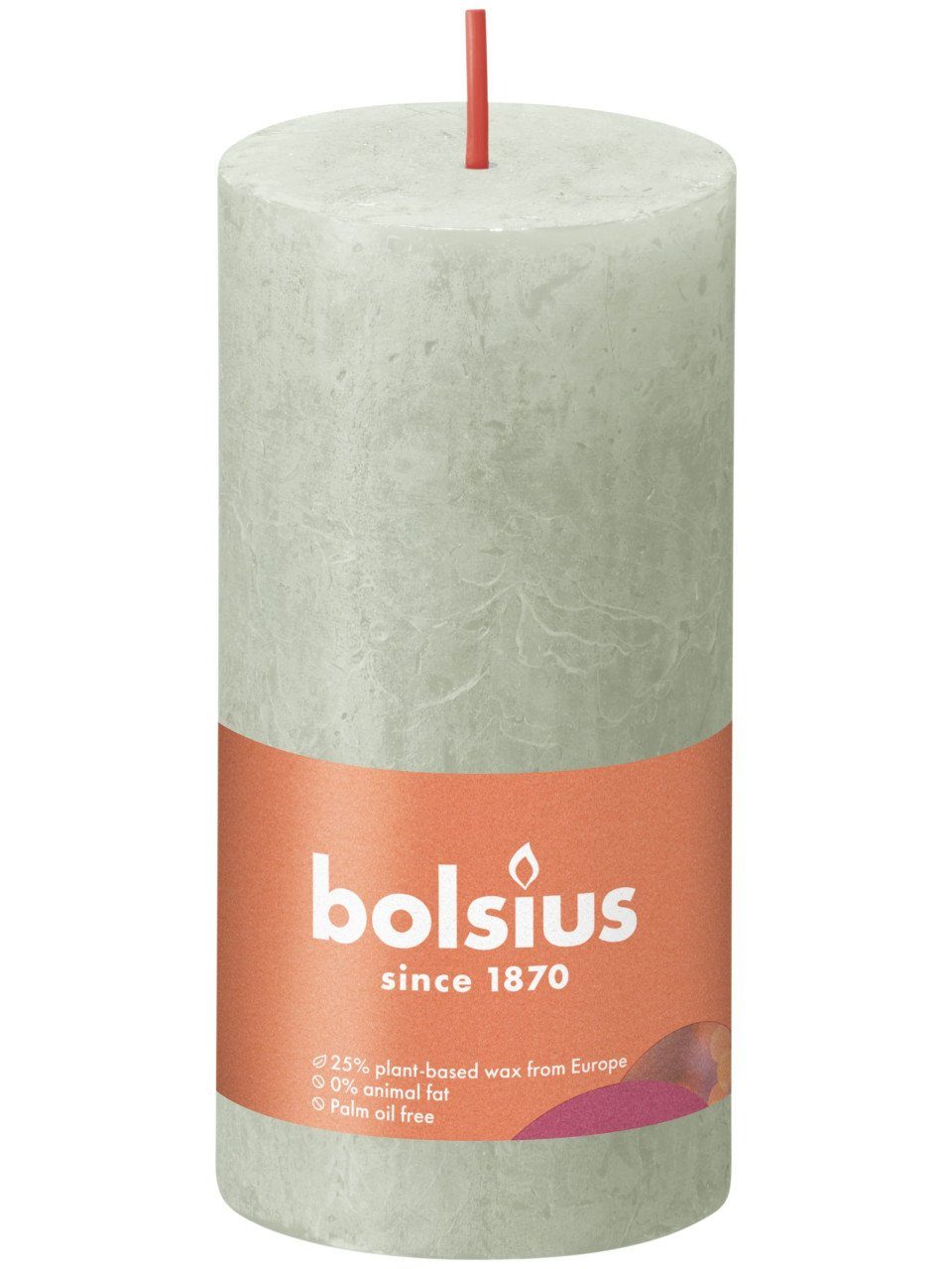 Bolsius Stumpenkerze Bolsius Rustik Stumpenkerze nebeliges günstig online kaufen