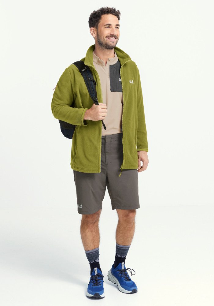 Jack Wolfskin Fleecejacke TAUNUS 100 FZ M mit Reißverschluss, winddicht, windabweisend – Bild 5 von 5