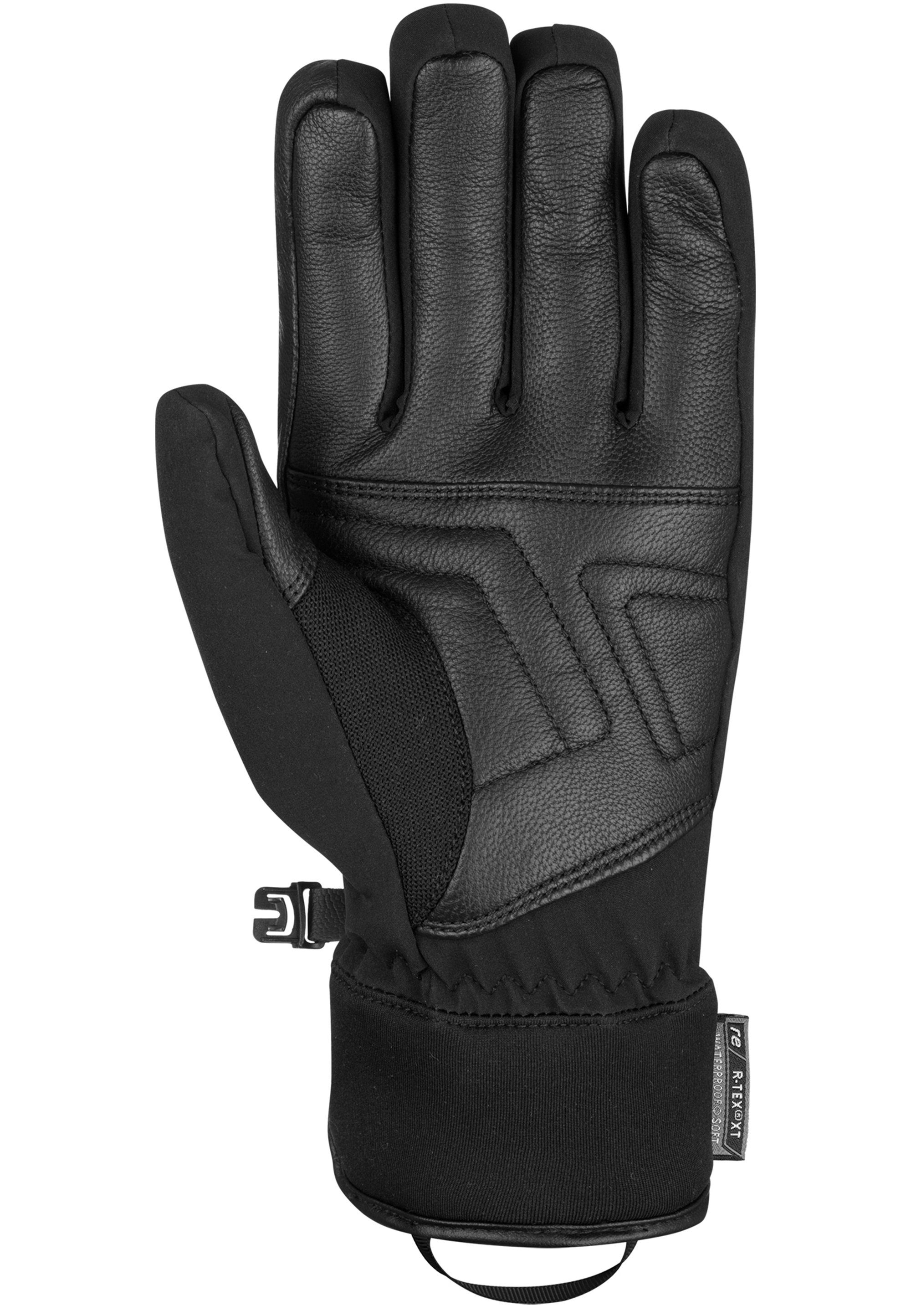 Reusch Skihandschuhe Storm XT leer met schwarz echte R-TEX