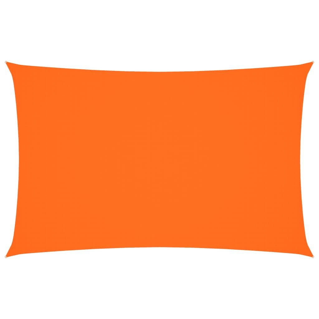 vidaXL Sonnensegel Sonnensegel Oxford-Gewebe Rechteckig 2x4,5 m Orange, (1-tlg)