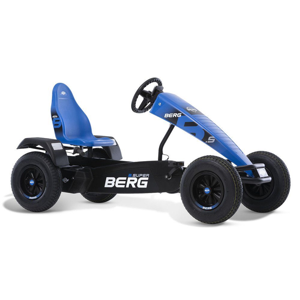 Dreigangschaltung blau Super E-Motor Hybrid Berg B. mit Gokart BERG Go-Kart Blue