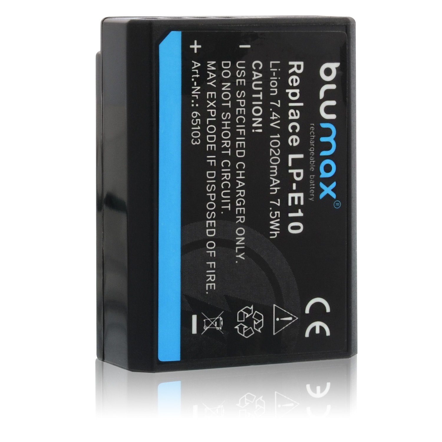 Blumax Akku passend für Canon LP-E10 1020 mAh (7,2V) Kamera-Akku