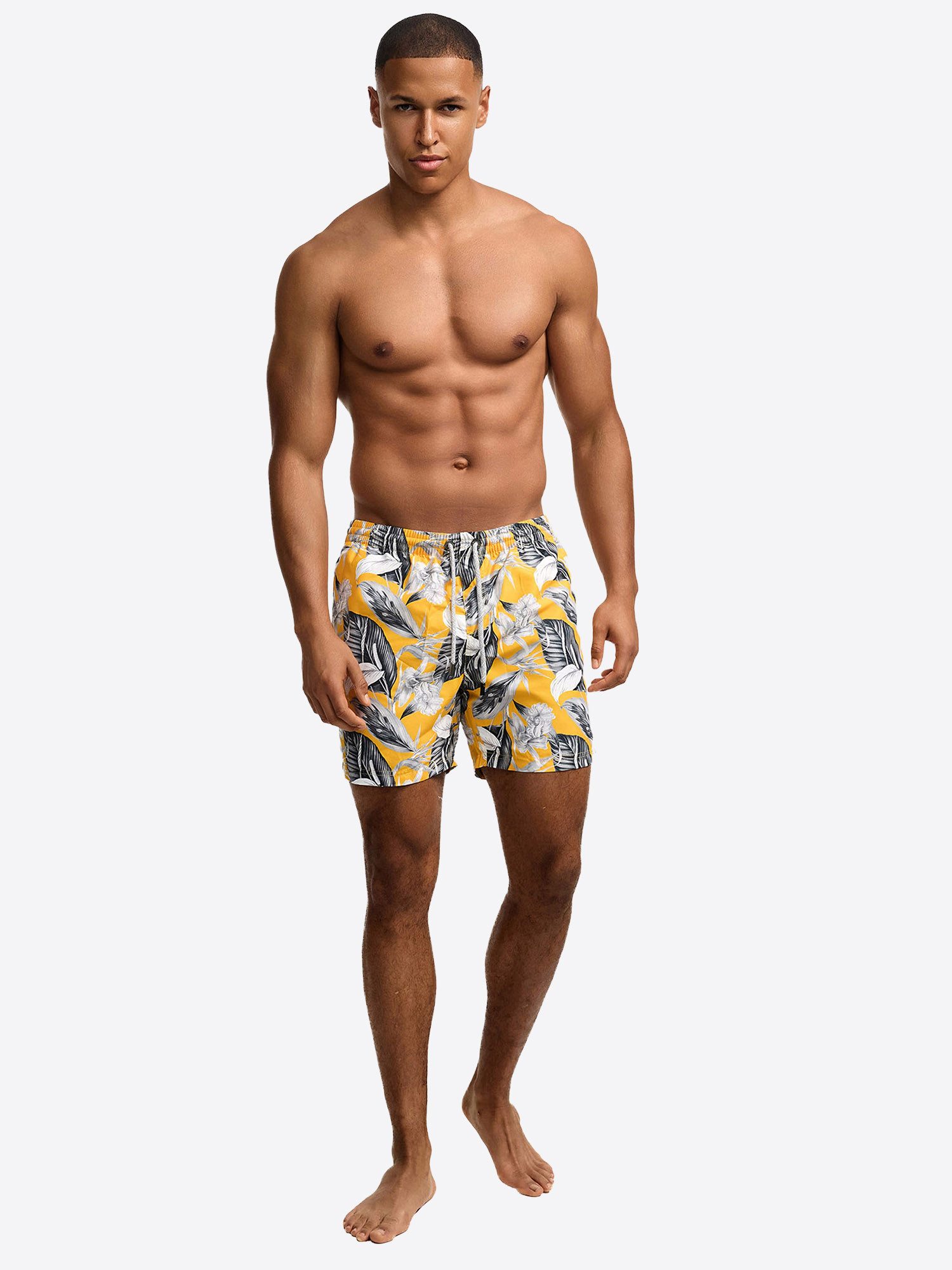 Bondi Joe Badeshorts Premium Badehose Hastings ohne Netz Boardshorts schnelltrocknend