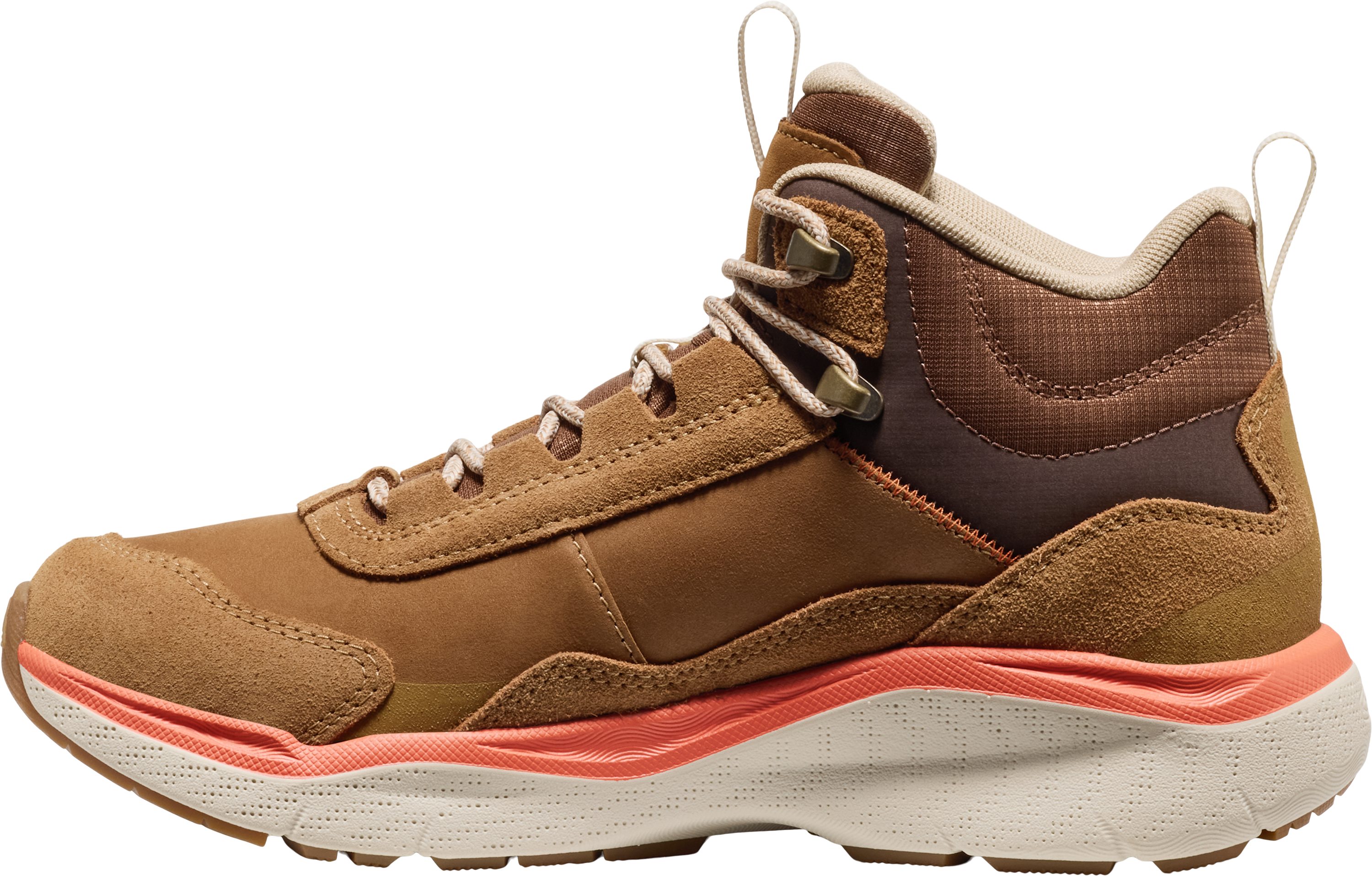 Keen LEIKI LEATHER MID WP Outdoorschuh Wanderschuh aus wasserdichtem Premium Leder, atmungsaktiv