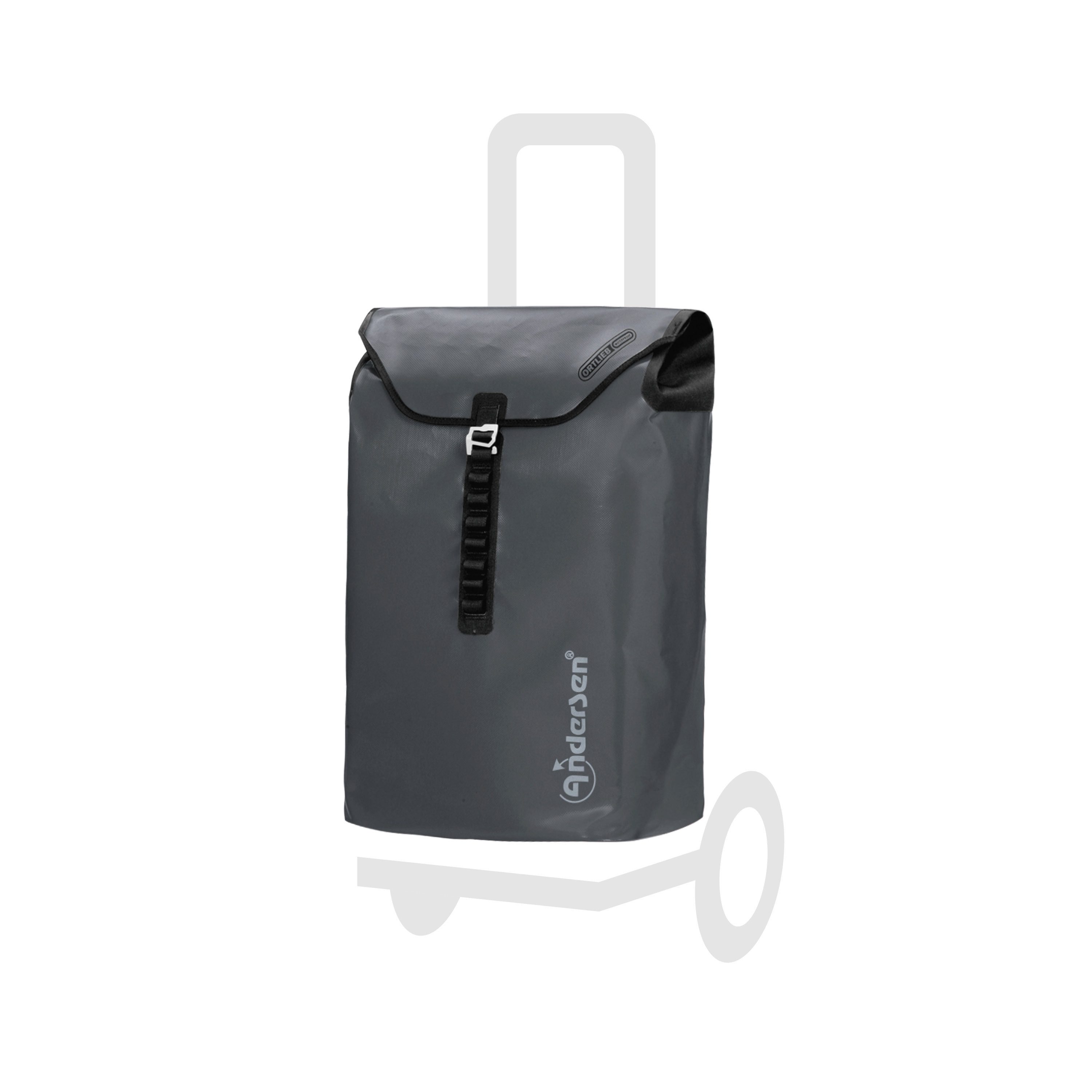 Andersen Einkaufstrolley Tasche Ortlieb anthrazit