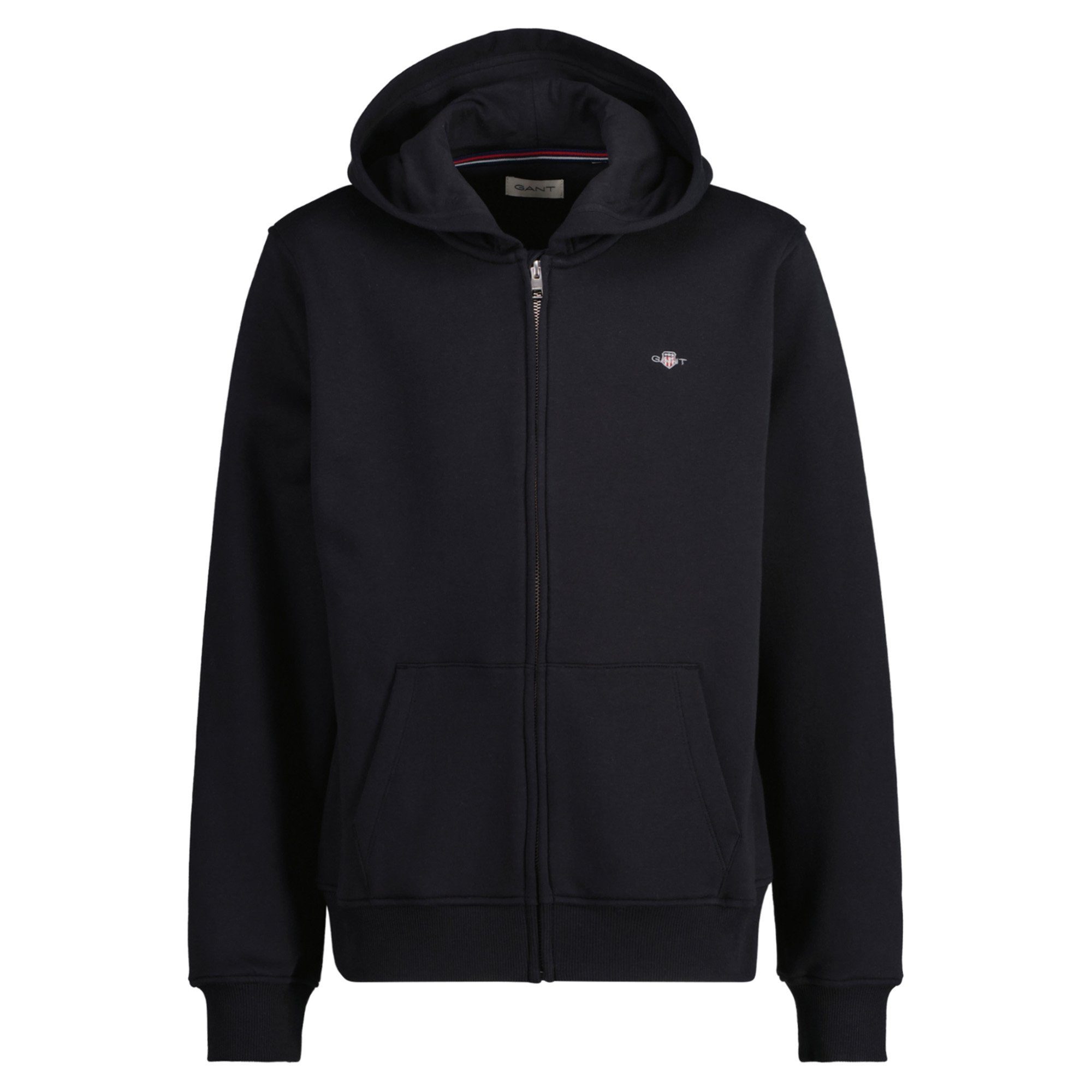 Sweatshirt Unisex Sweatjacke Baumwolle Shield Zip Hoodie