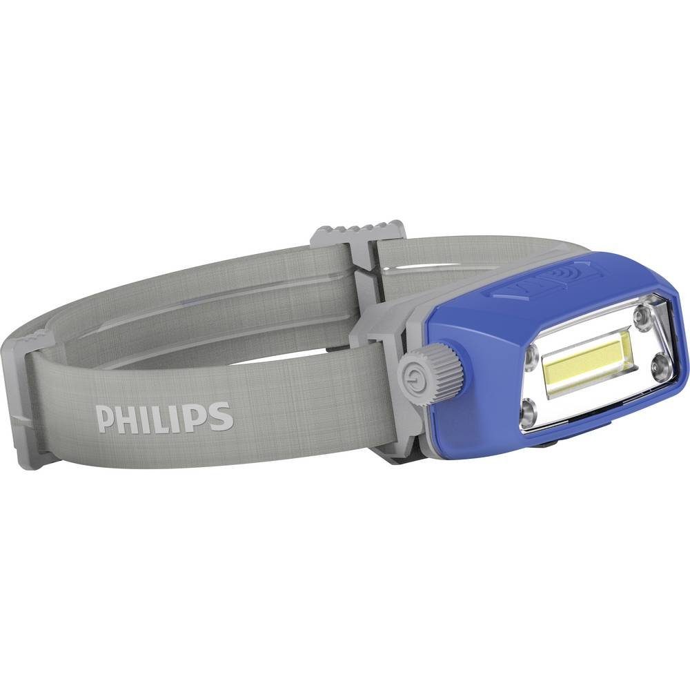 Philips Arbeitsleuchte LED-Kopflampe, Inkl. Stirngurt, Signallicht, Verschiedene Leuchtmoden