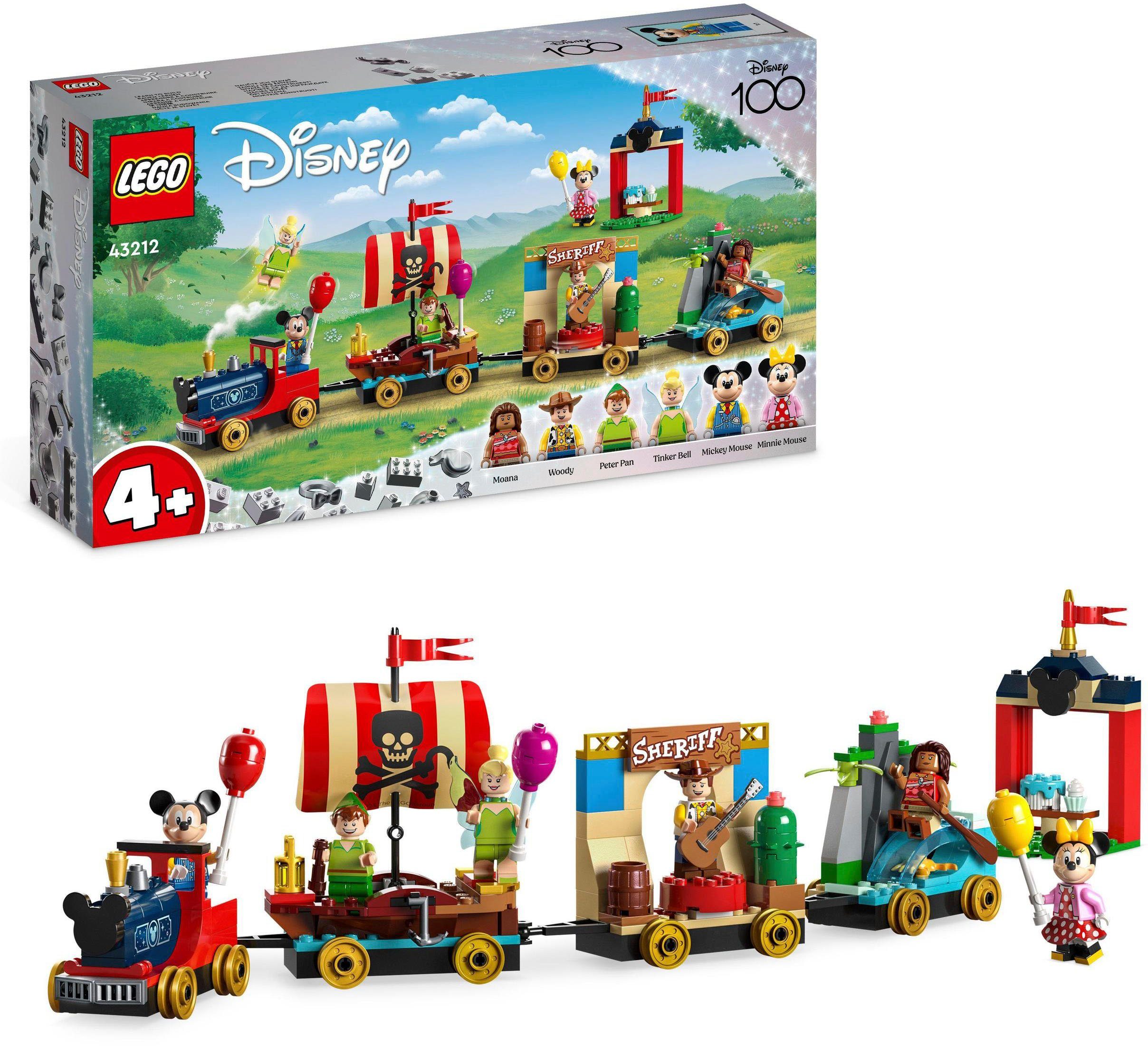 LEGO® Konstruktionsspielsteine Disney Geburtstagszug (43212), LEGO® Disney, (200 St), Made in Europe