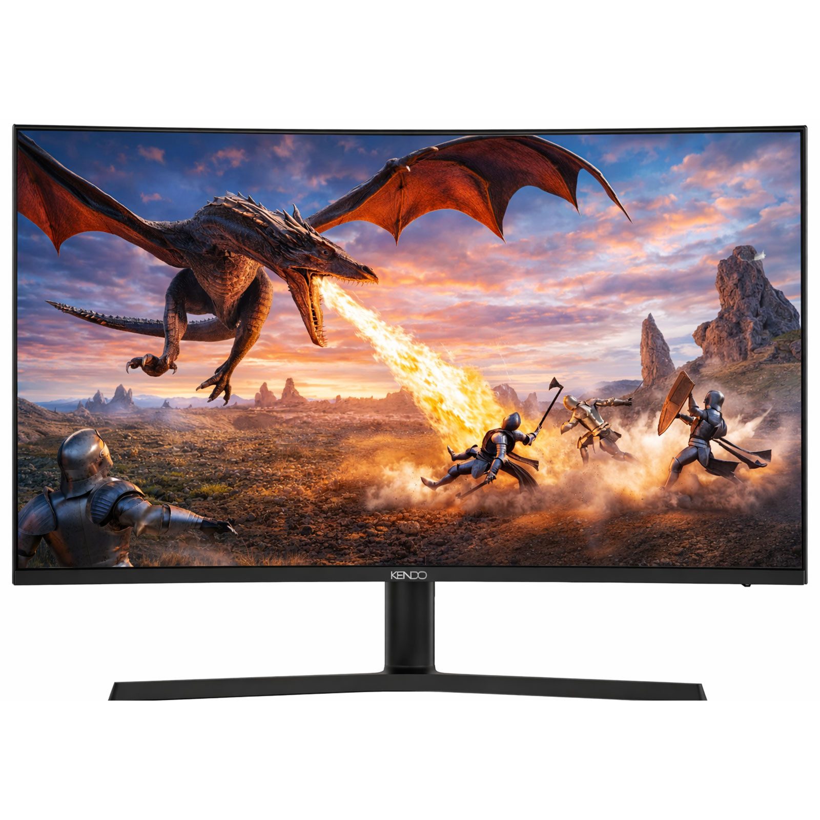 Kendo KENDO Monitor KEN27G580 LCD-Monitor (27-Zoll Full HD IPS-Monitor mit 1 ms, 200 Hz, FreeSync & Lautsprechern)