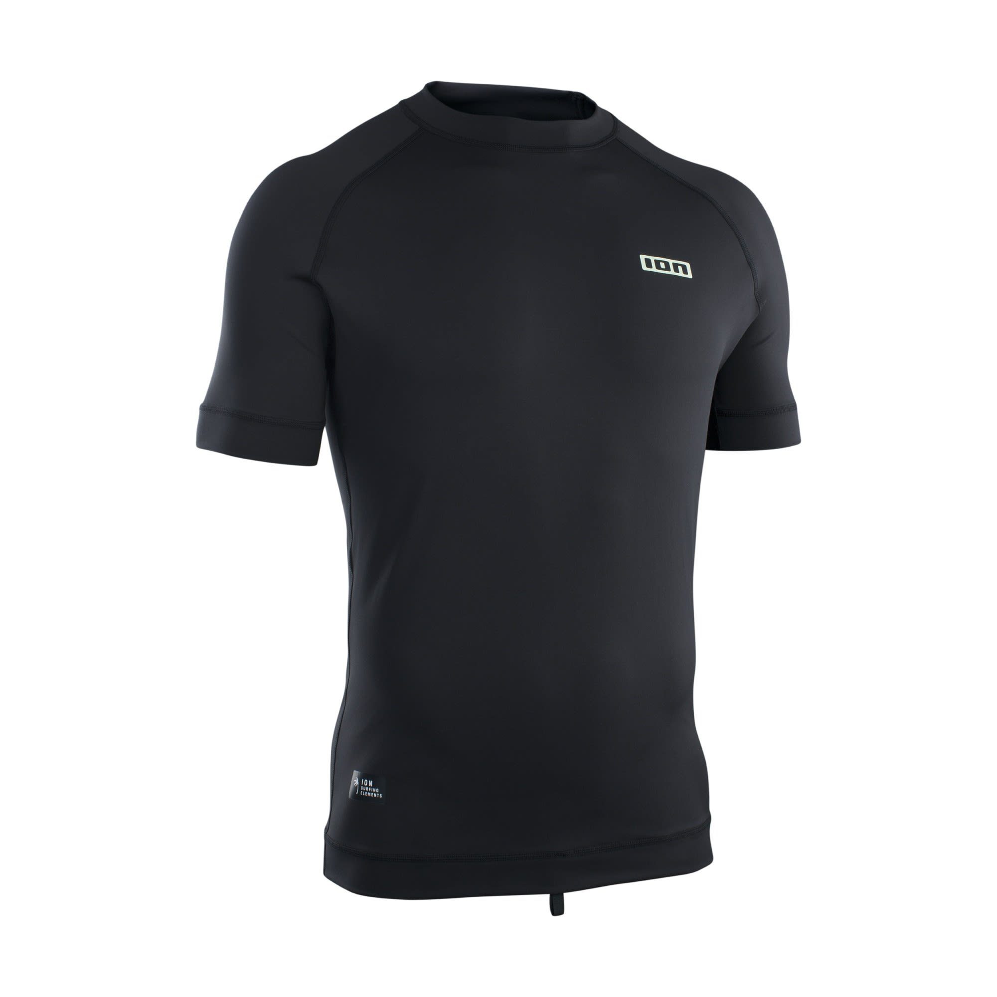 ION T-Shirt Ion M Rashguard Short-sleeve Herren Kurzarm-Shirt Black