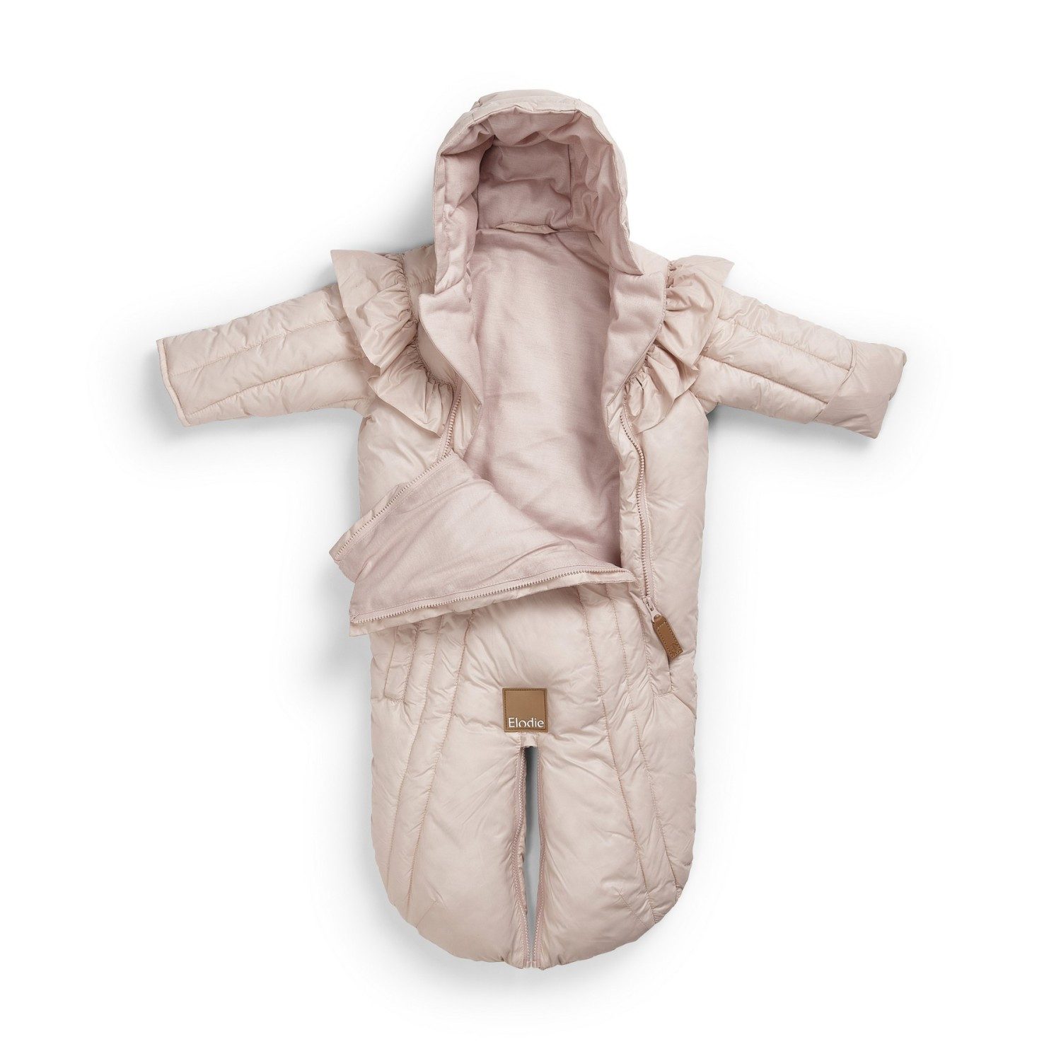 Fußsack Baby Overall - Powder Pink 6-12 Monate