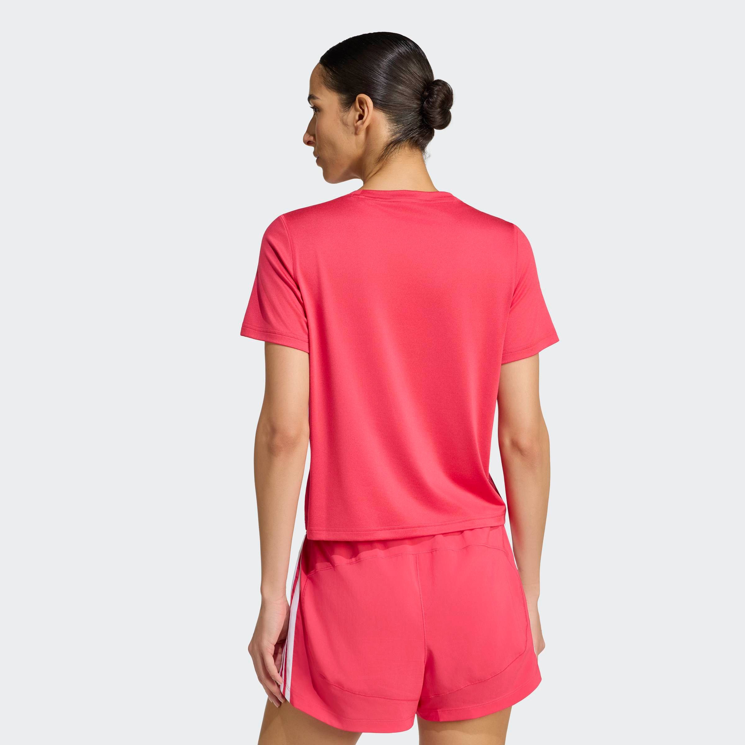 adidas Performance T-Shirt WORKOUT ESSENTIALS für Erwachsene, mit Rundhalsausschnitt, ohne Verschluss, aus Polyester