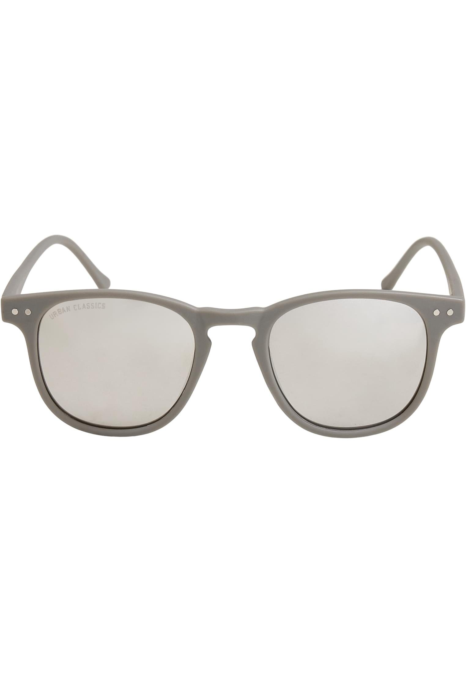 URBAN CLASSICS Sonnenbrille Unisex Sunglasses Arthur grey/silver with Chain