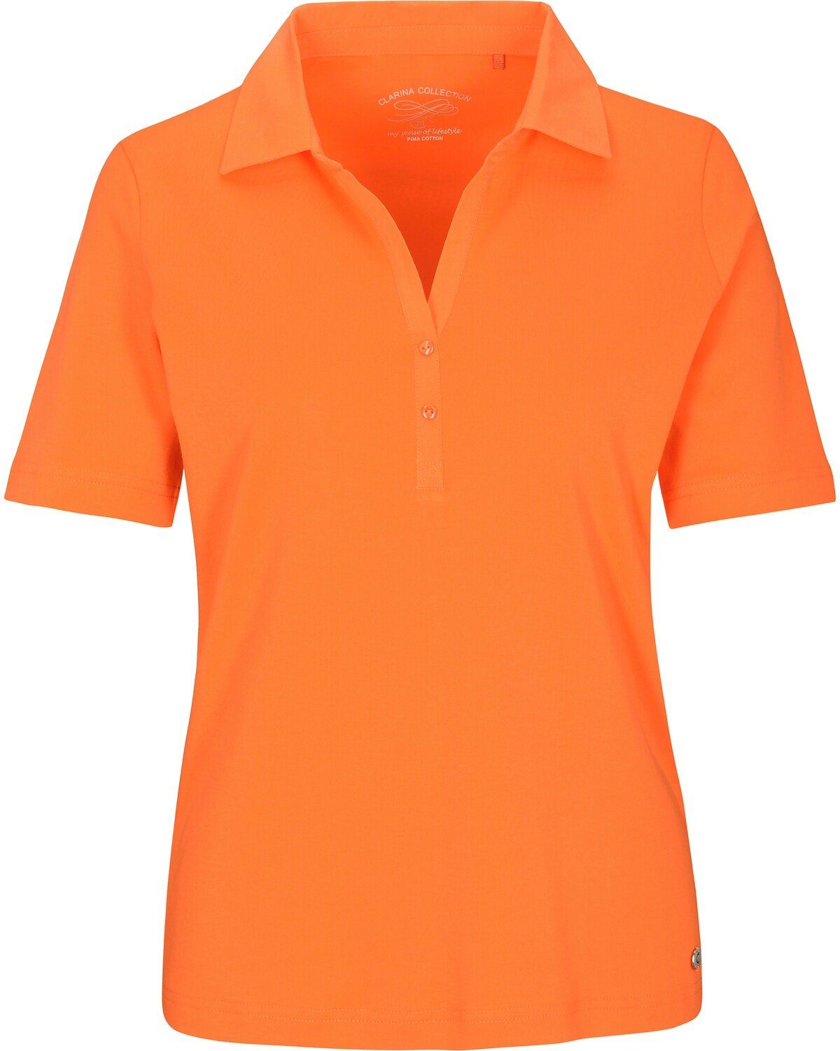 Clarina Poloshirt Poloshirt Orange