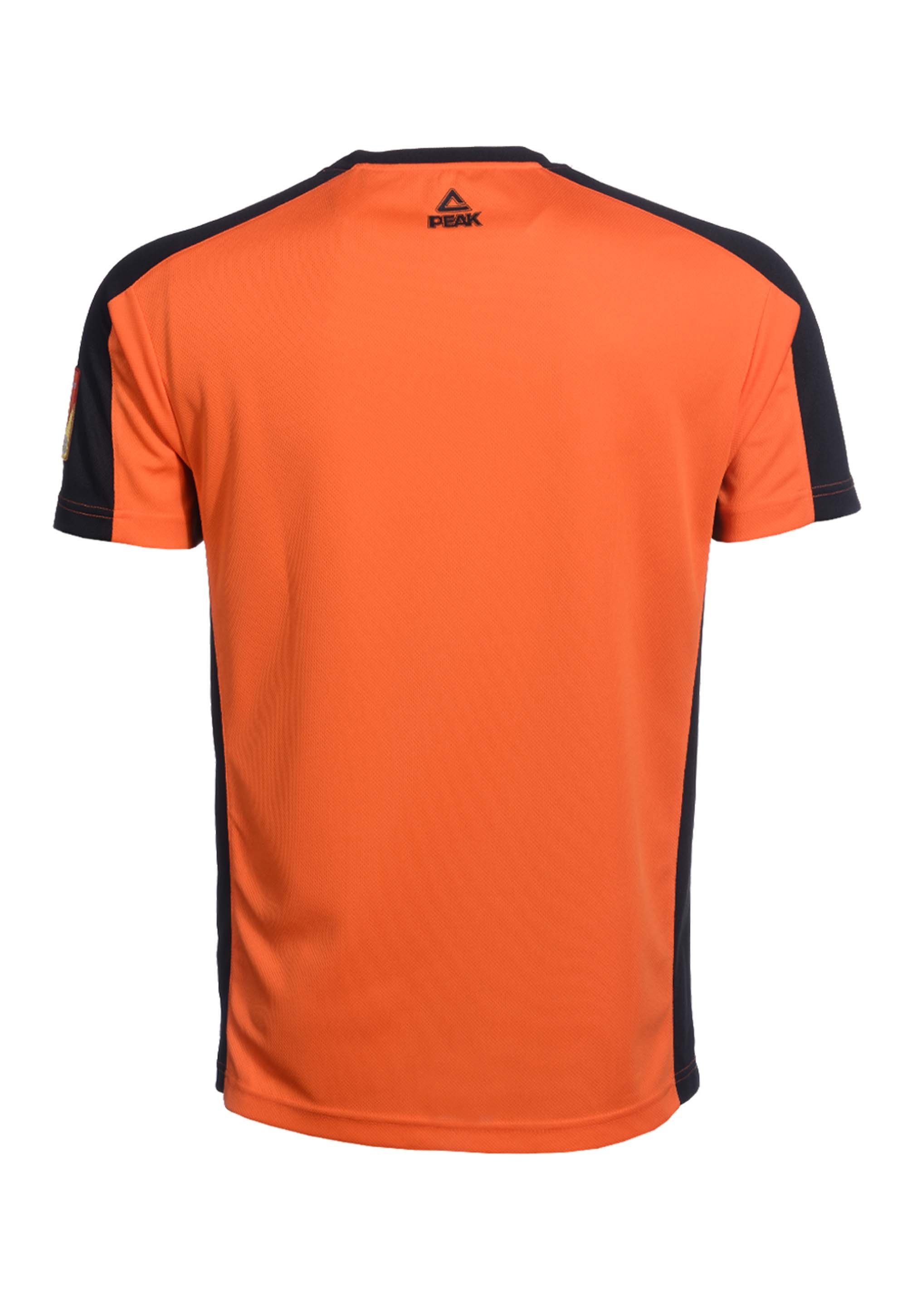 Logo Tragekomfort PEAK orange-schwarz mit DBB hohem Basketballtrikot 2.0