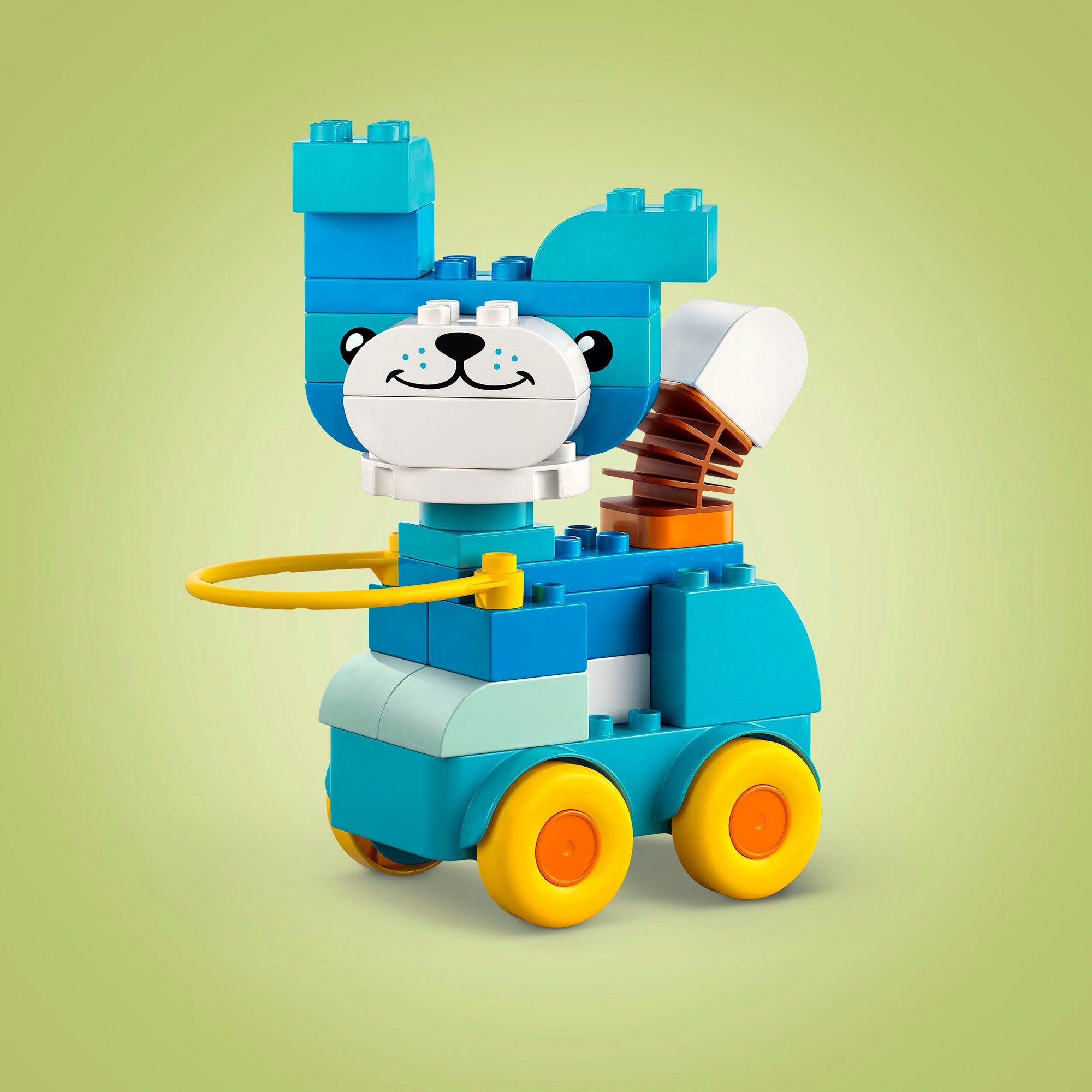 LEGO® Tiere auf Rädern 3-in-1-Set (10448), LEGO DUPLO Town Konstruktionsspielsteine, (58 St), Made in Europe – Bild 4 von 5