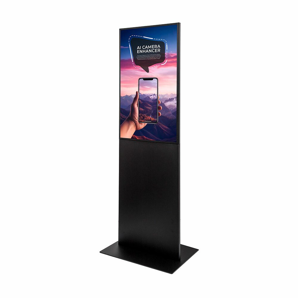 Showdown Displays Einzelrahmen Showdown Displays StreamLine Digitale Infostele Mit 43" Samsung-Bildsc, (1 St)
