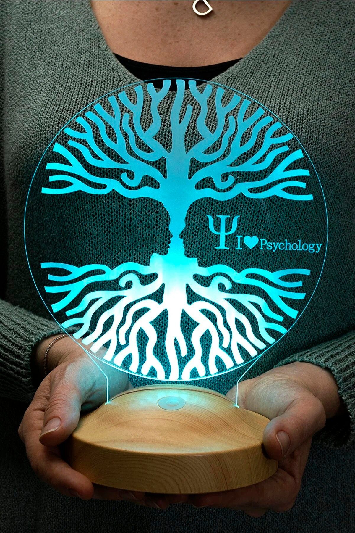 Geschenkelampe LED Nachttischlampe Psychologie 3D mehrfarbige günstig online kaufen