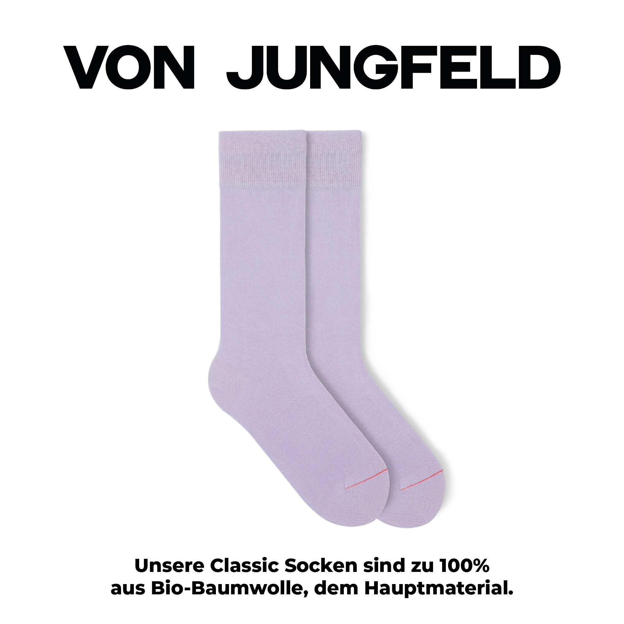von Jungfeld Socken SIGNATURE Bio-Baumwolle 35-46 Unisex (1-Paar, 1 Paar) A günstig online kaufen