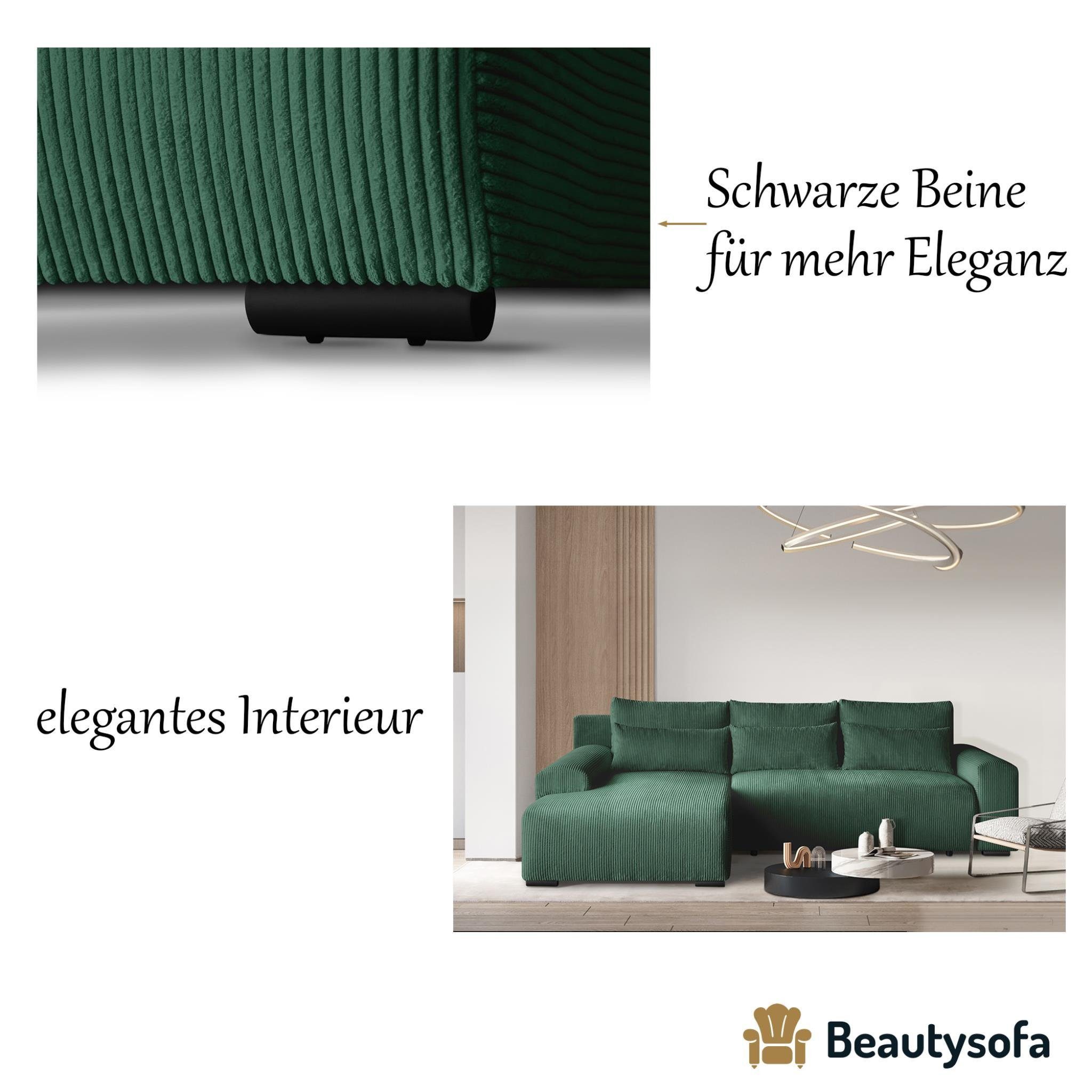 Beautysofa Ecksofa Benny mit Schlaffunktion und günstig online kaufen