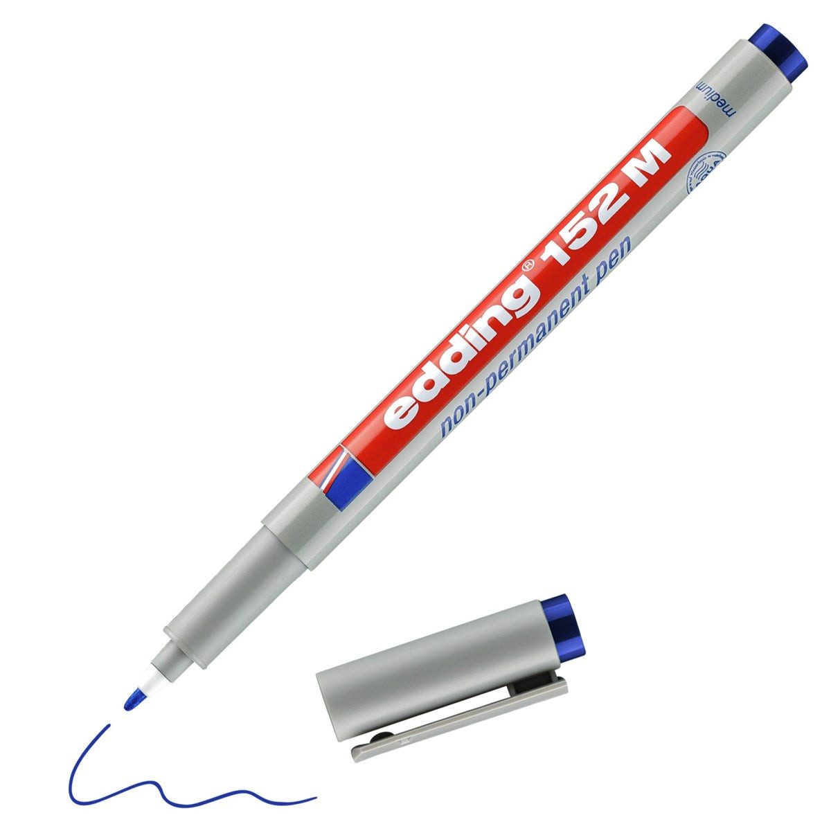 edding Marker edding 152 M Folienschreiber Blau – Non-Permanent 1 mm