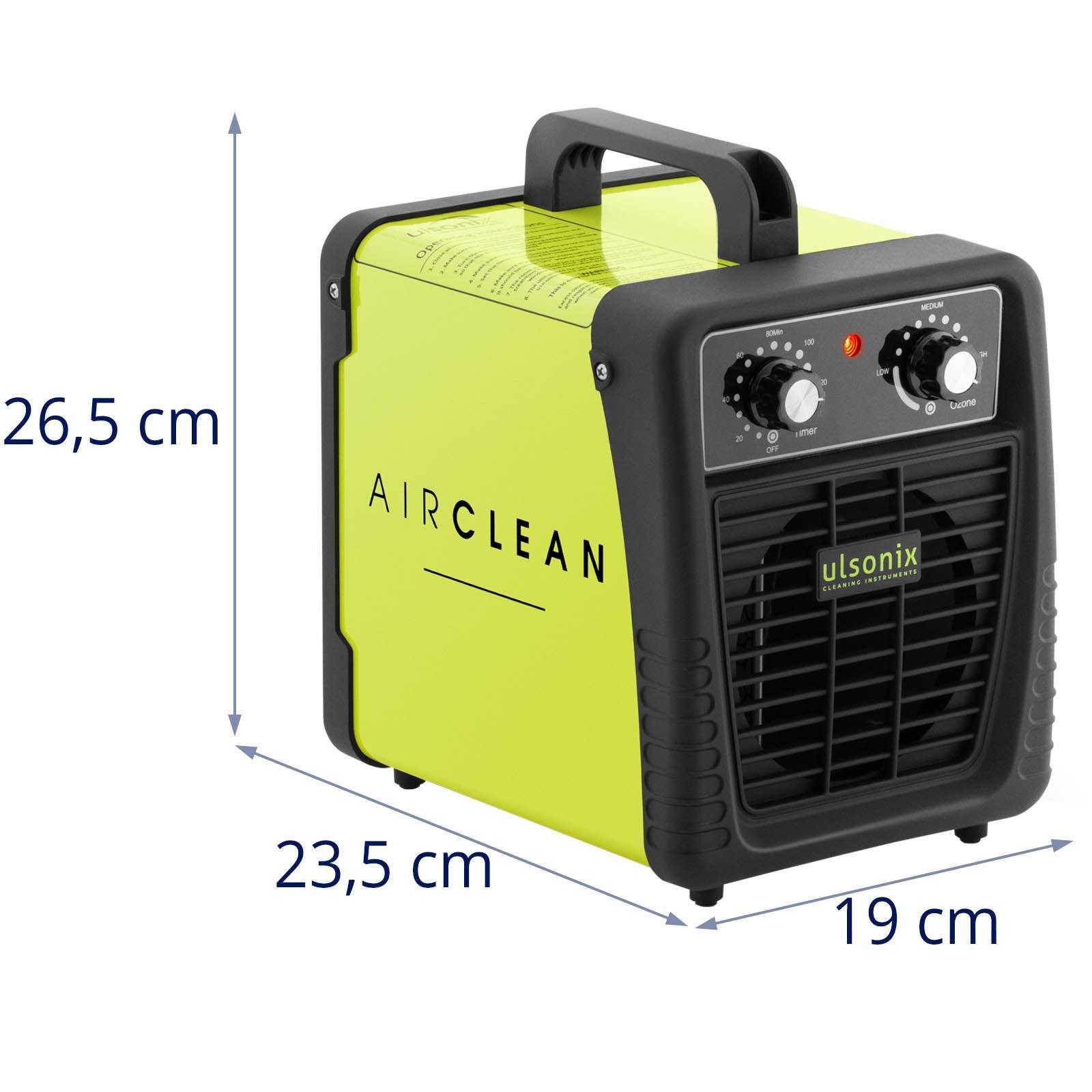 Ulsonix Luftreiniger Ozongenerator Eco 10000 mg/h - Ozongerät Ozon Luftreiniger 95 W Timer