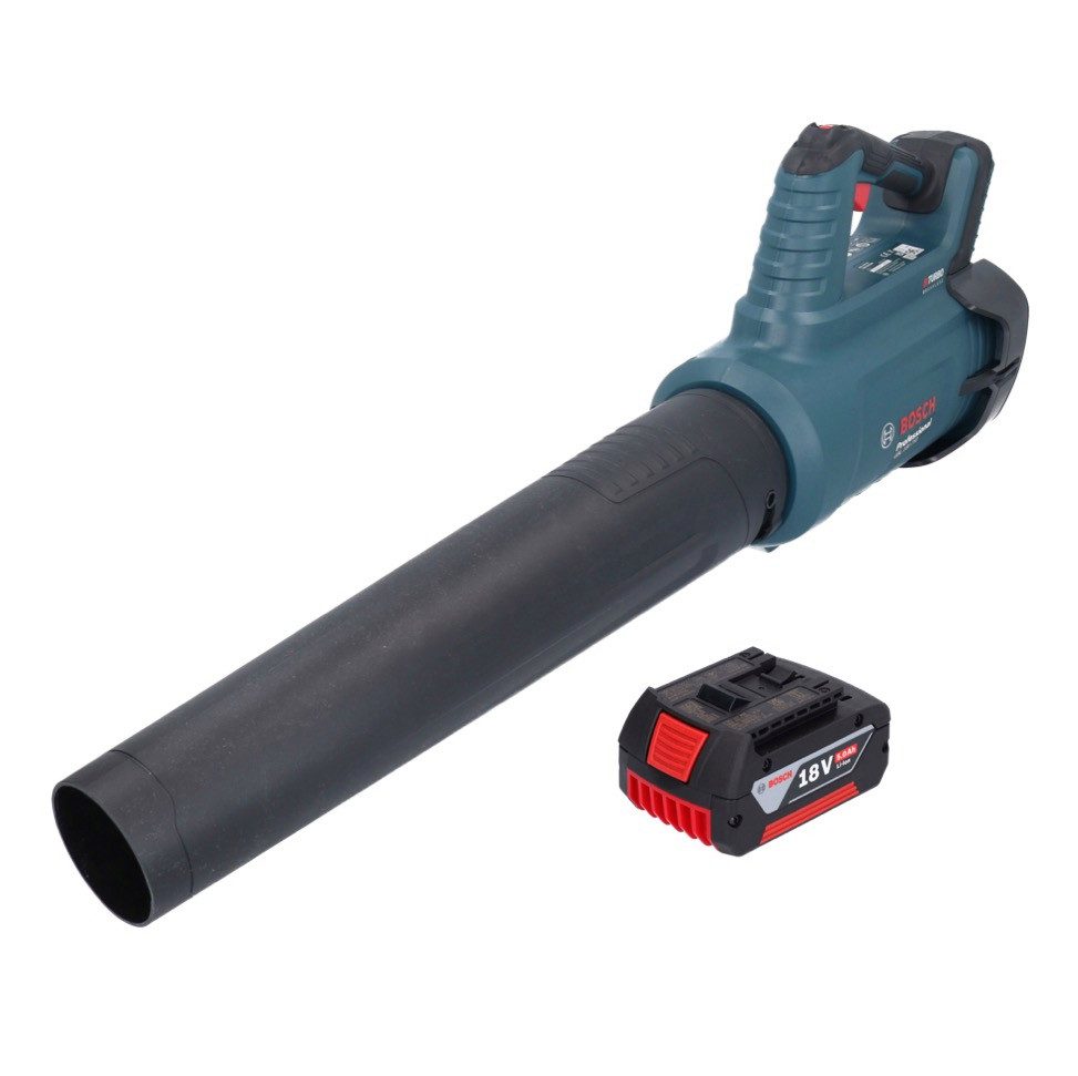 Bosch Professional Akku-Laubbläser GBL 18V-750 Professional Akku Gebläse 18 V BITURBO Brushless + 1x