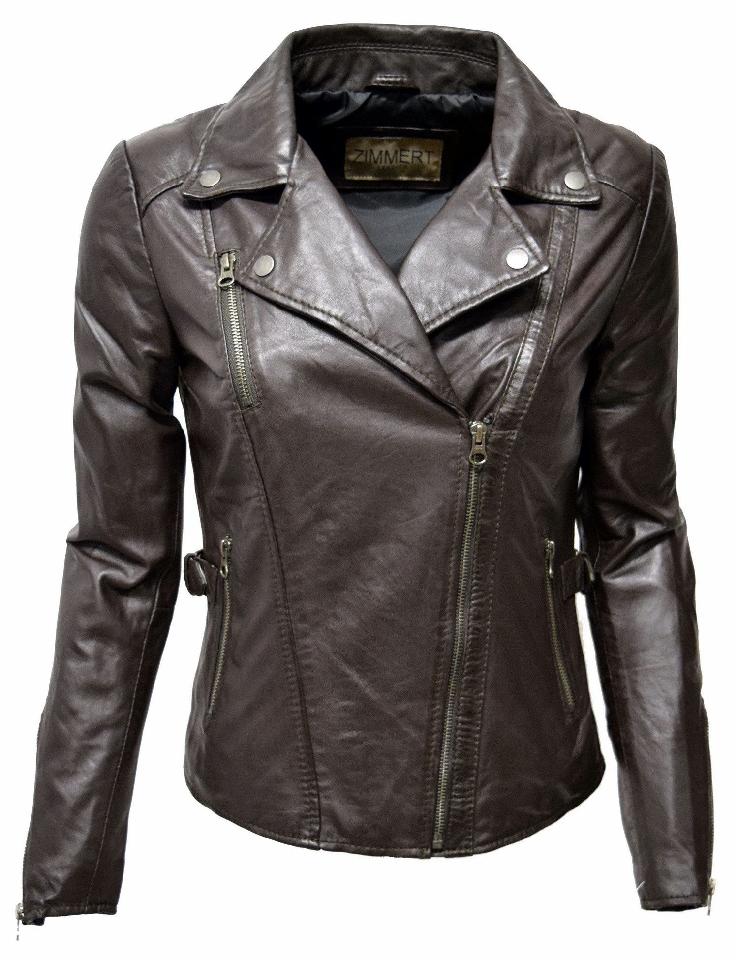 Zimmert Leather Lederjacke Stella im Biker günstig online kaufen