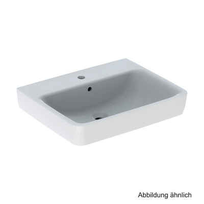 GEBERIT Waschbecken Geberit Waschtisch Renova Plan 60 x 48 cm, weiß, 501636001