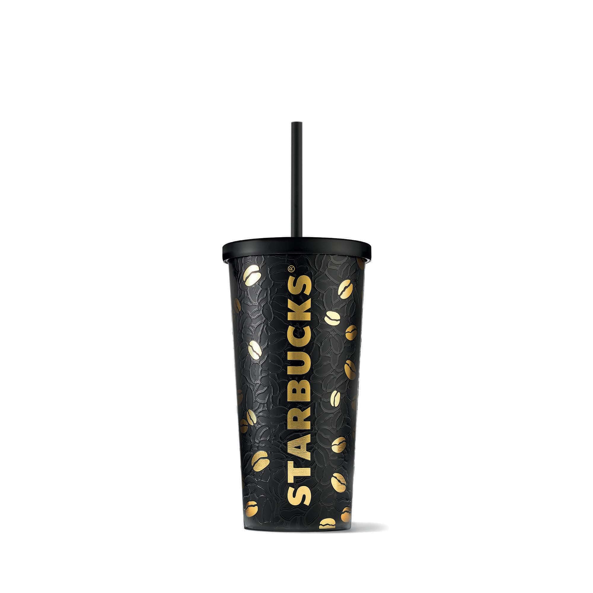 Starbucks Coffee-to-go-Becher STARBUCKS Coffee Beans Edition Cold Cup Edelstahl Becher