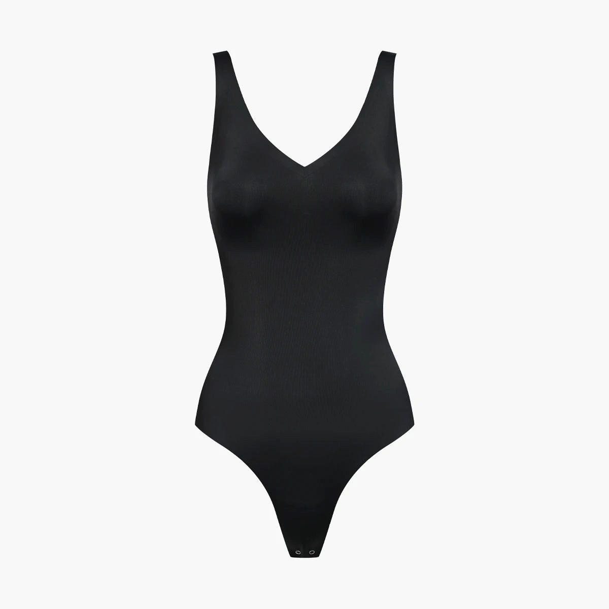 Creamy Fabrics Miederbody Shiny Sculpting String-Body-Schwarz-XS (1-tlg) Figurformend